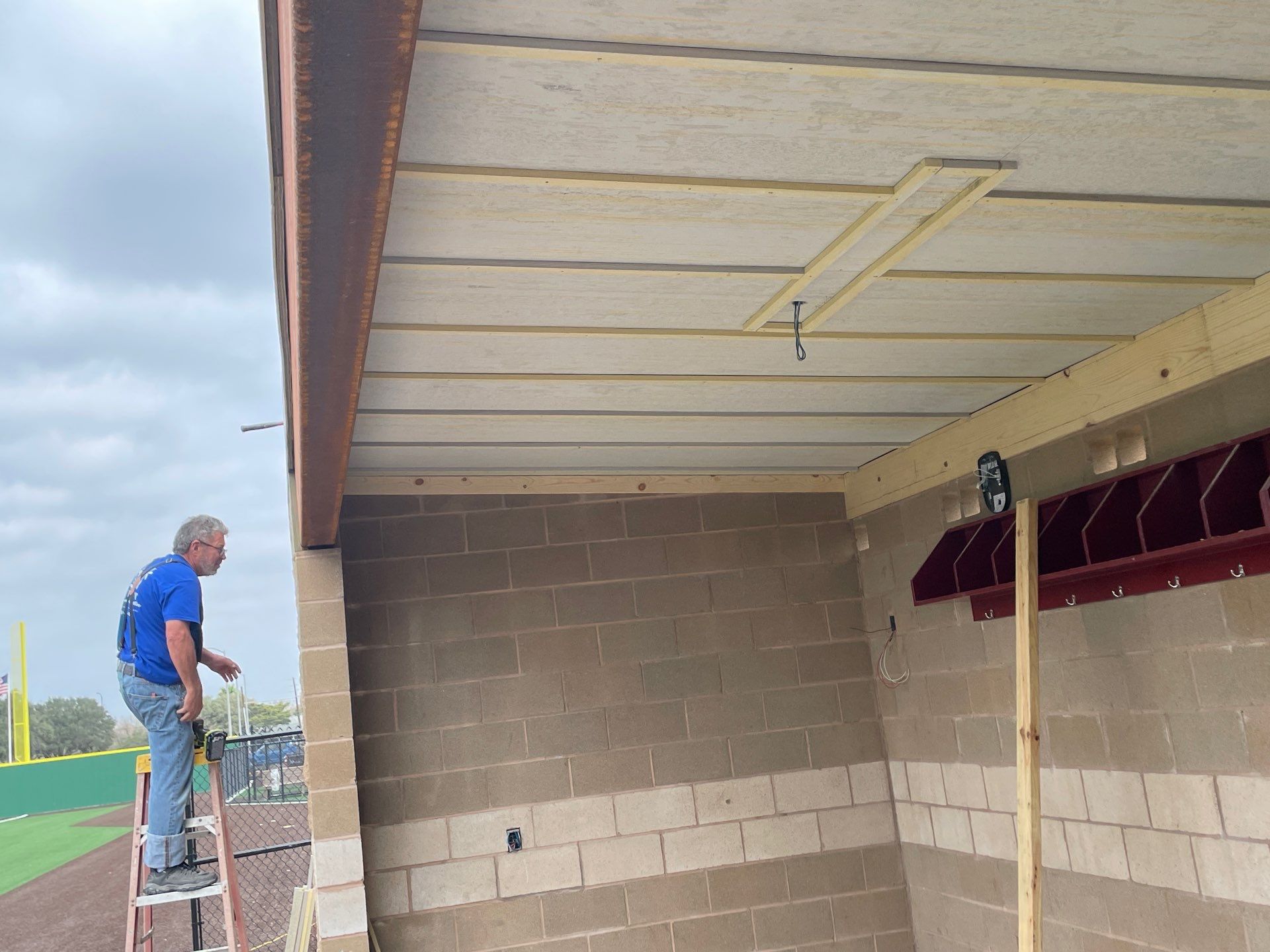 Wildcat Dugout by Bayfront Roofing and Construction