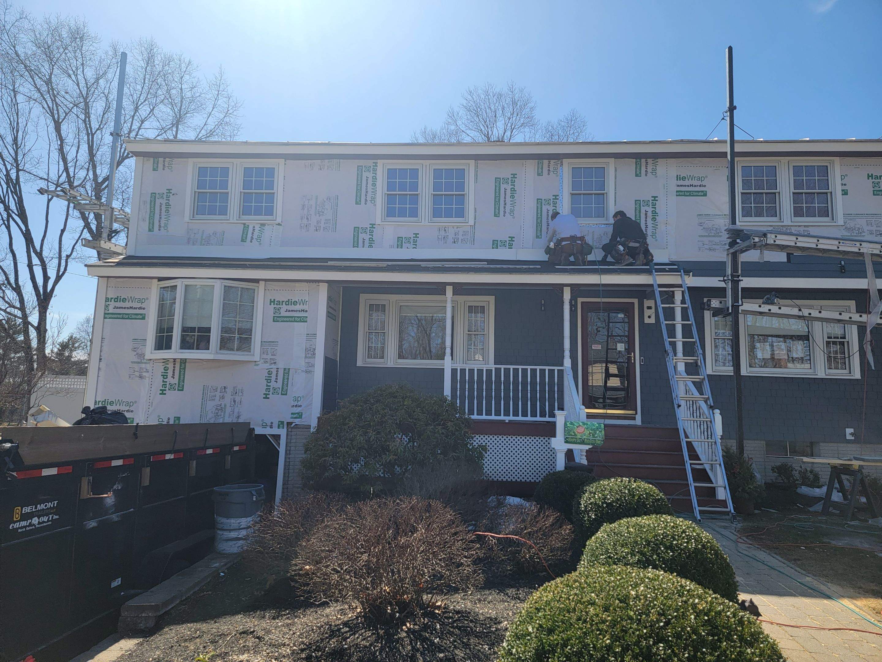 Siding Installation using James Hardie by UBrothers Construction