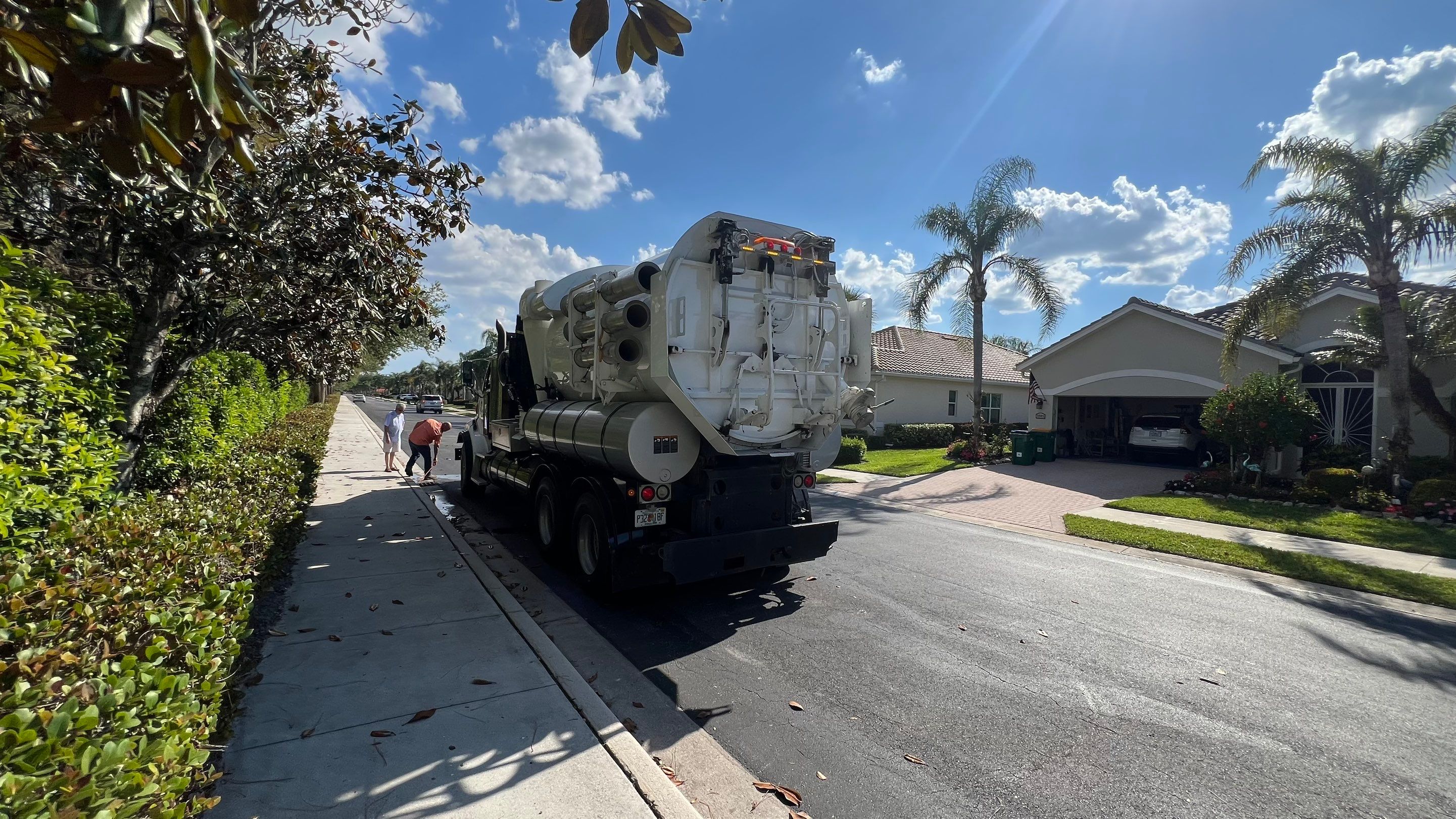 Cleaning Debris Filled Catch Basins by APS Power & Water