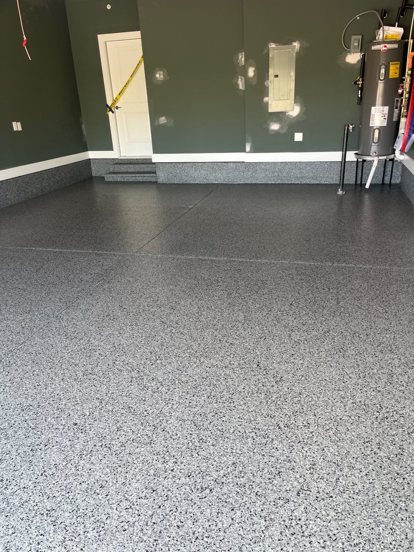 Garage Floor Coating using Nightfall by My Garage Floor Guys