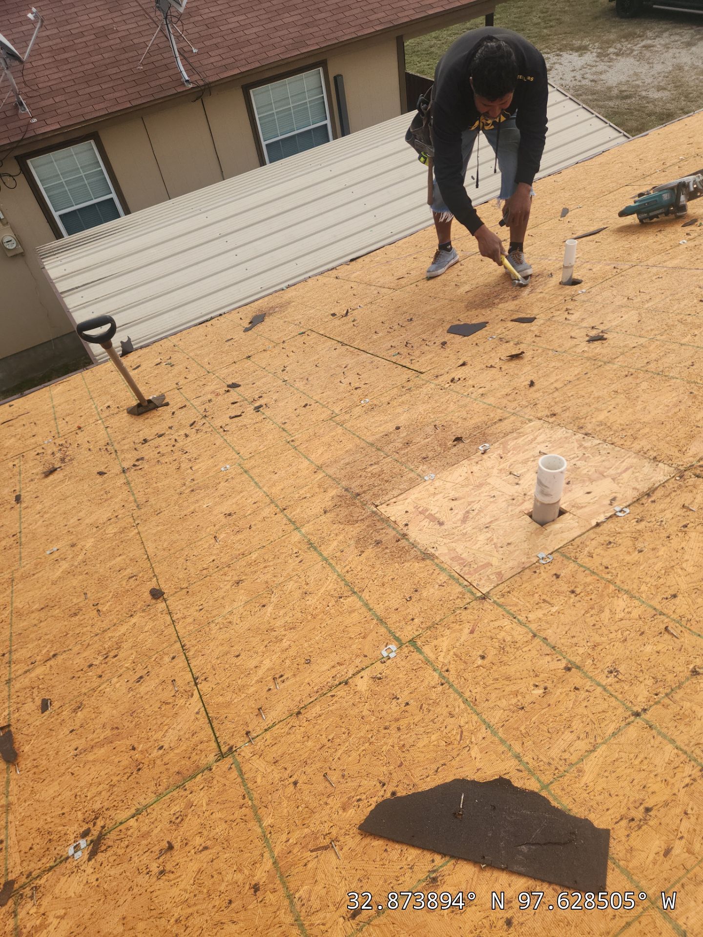 Project in Weatherford by Lonestar Roofing and Restoration LLC.