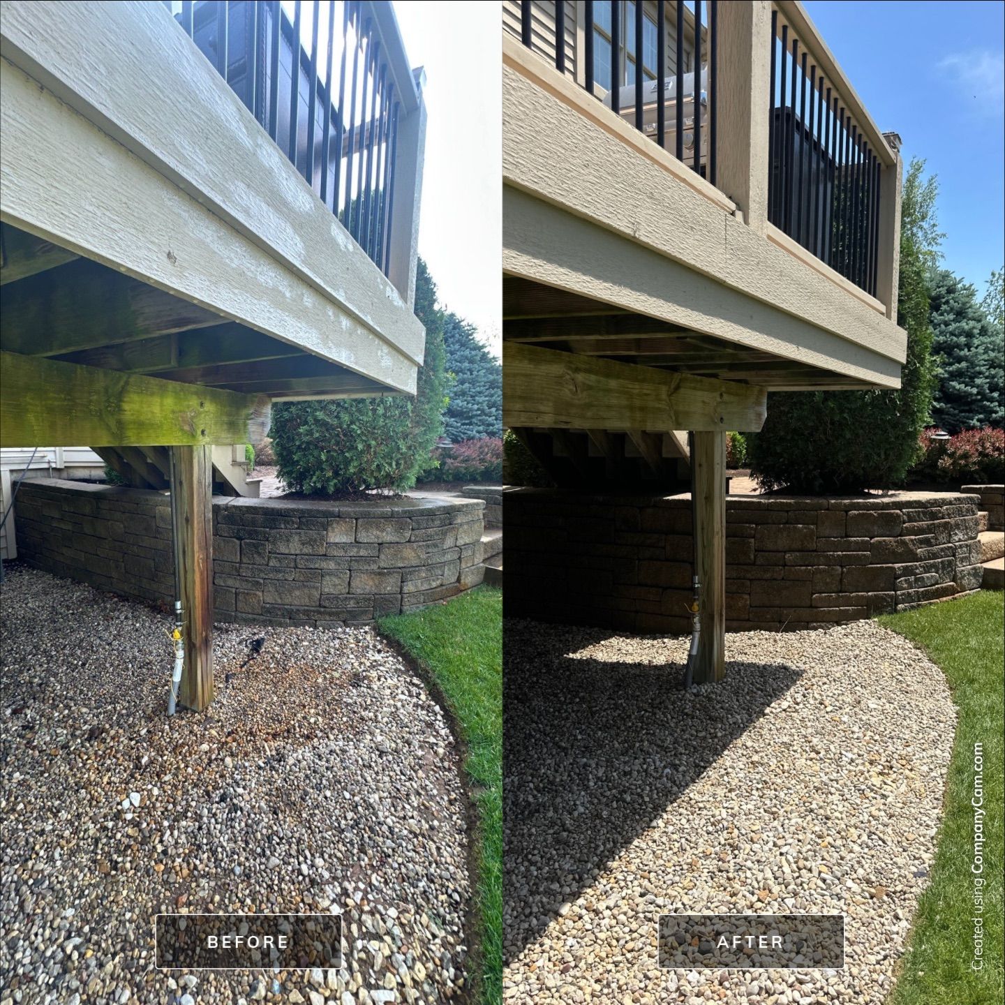 Project in Crystal Lake by Simmons Power & Soft Washing