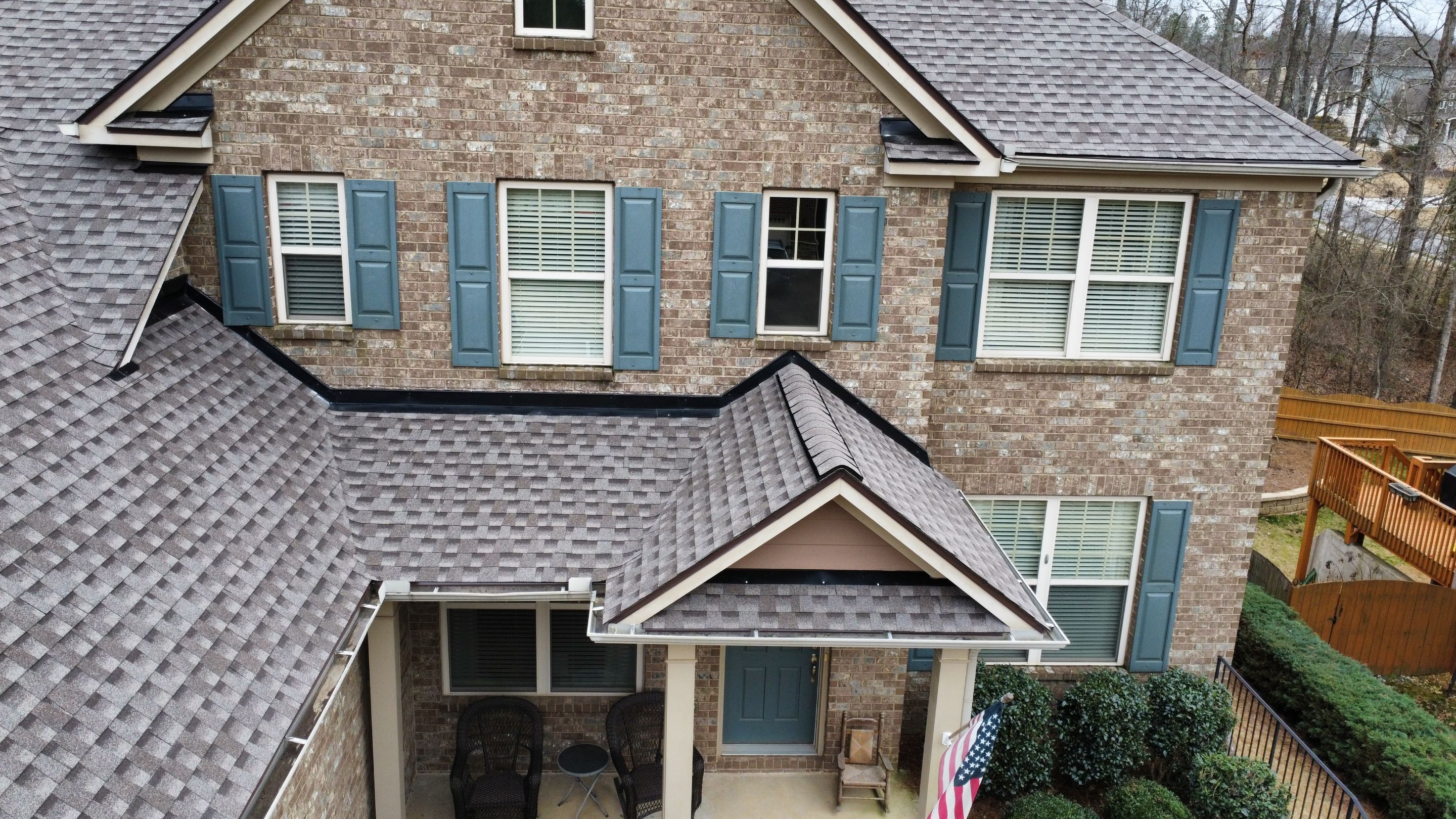 Cumming, GA Roof Replacement, GAF HDZ Mission Brown by Reset Roofing