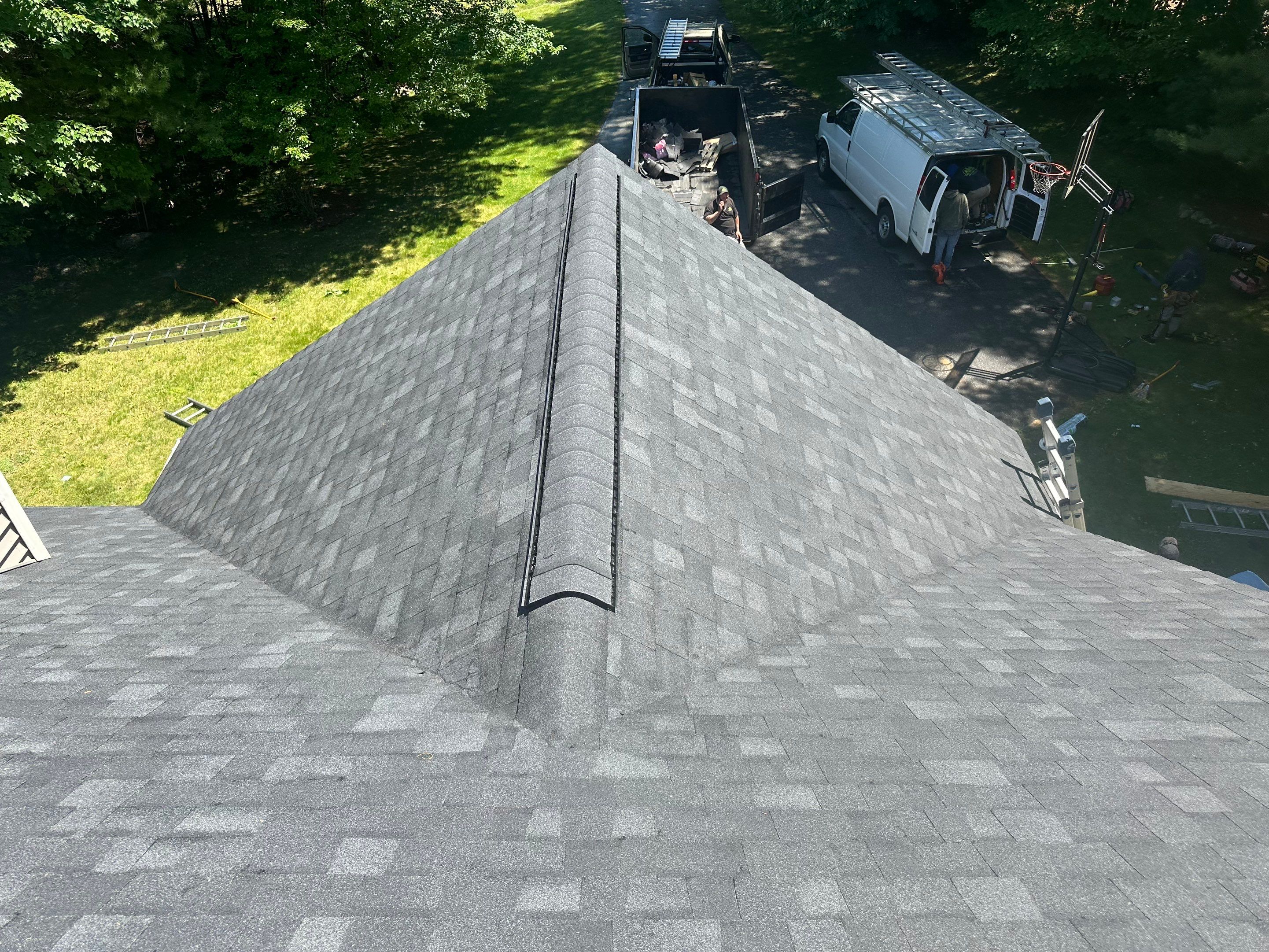 Residential Roofing Installation Featuring Owens Corning Duration Shingles in Deerfield by Tall pine roofing