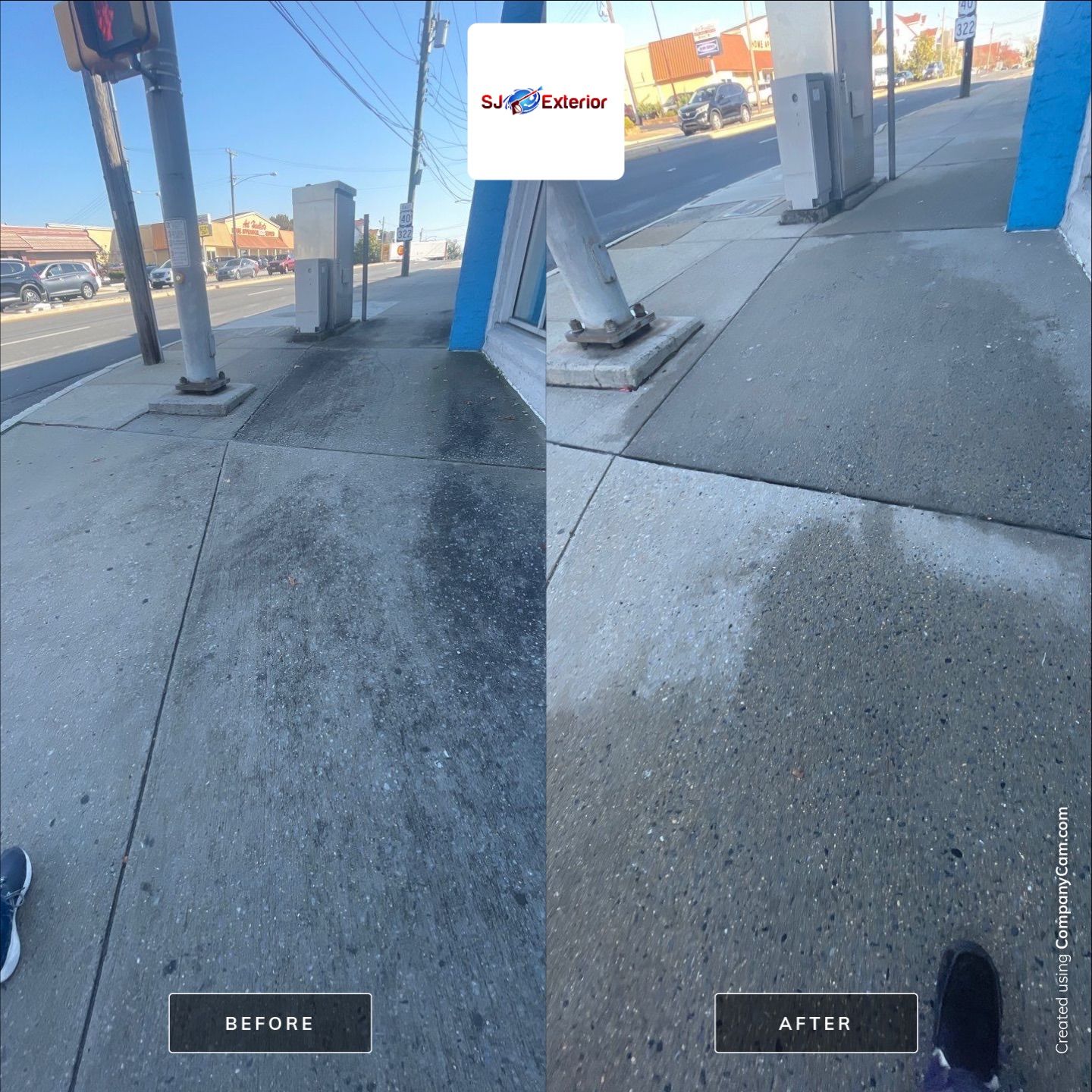 Building SoftWash & Concrete Cleaning  by SJ Exterior