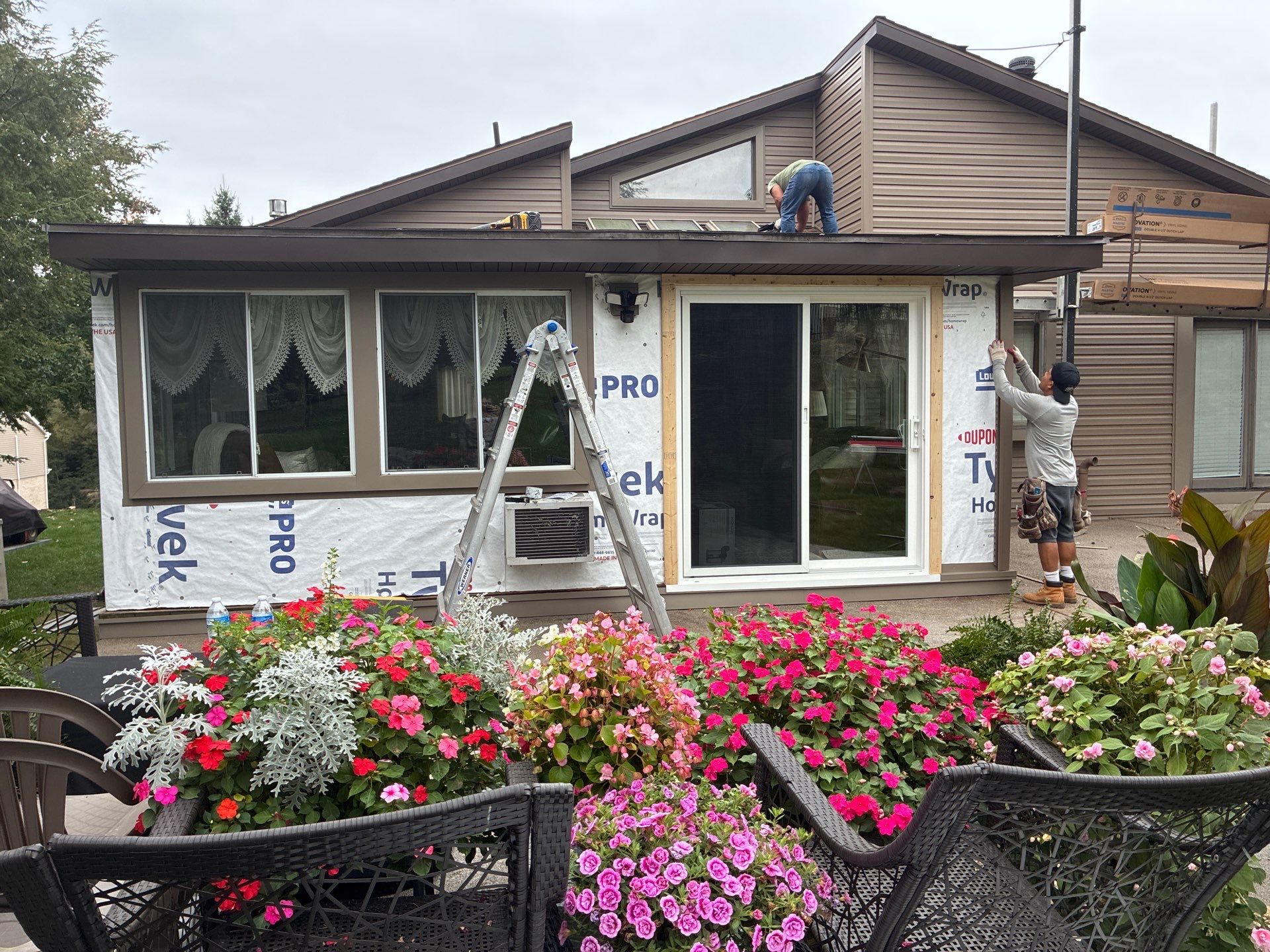Ovation Board and Batten in Rugged Canyon Home Renovation by Ideal Siding Pittsburgh
