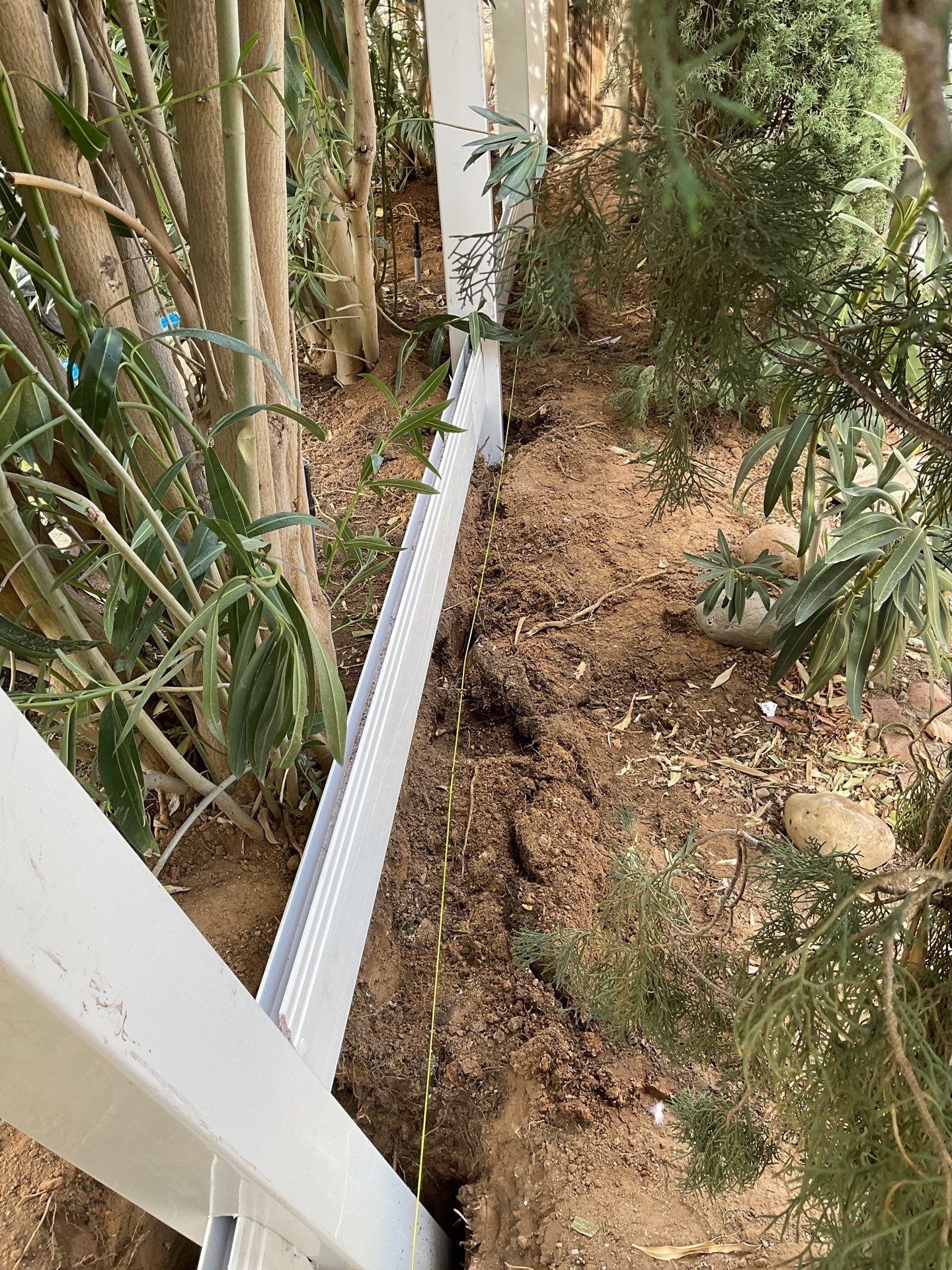 Fence Installation using Vinyl by Fence Guys Inc.