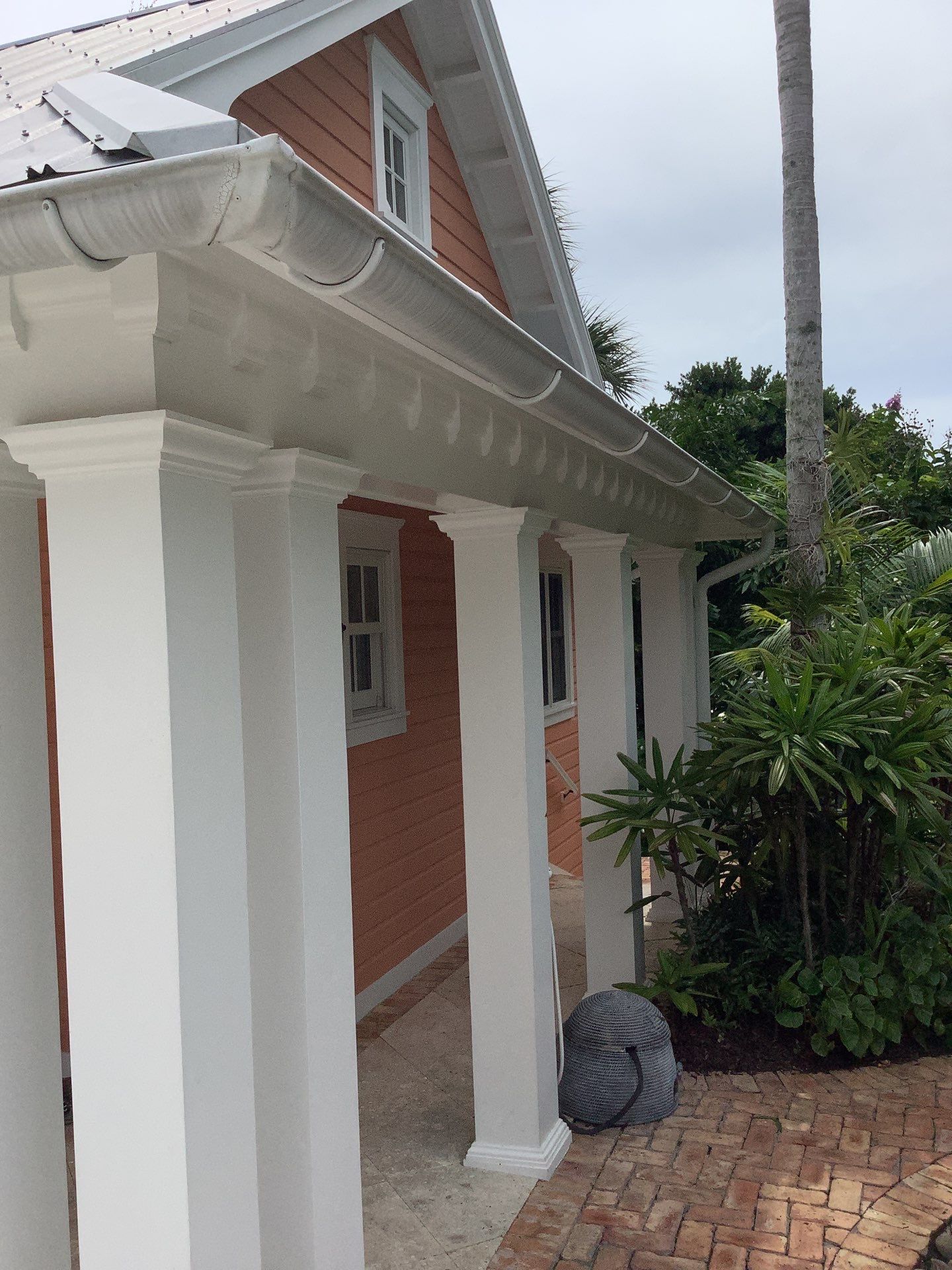 Half-Round Gutters Installation in Boca Grande FL by Gutter Professors