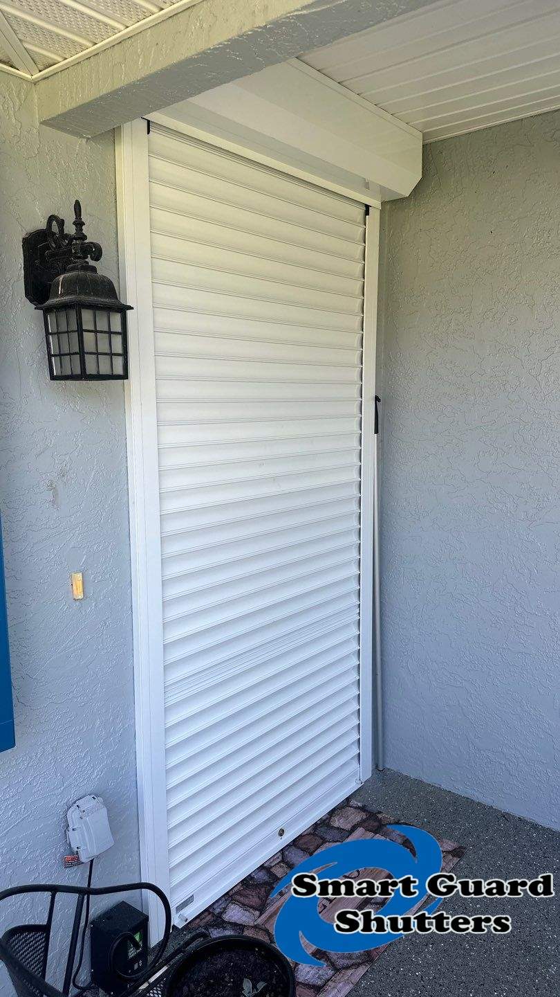 Rolling Shutter in White  by Smart Guard Shutters