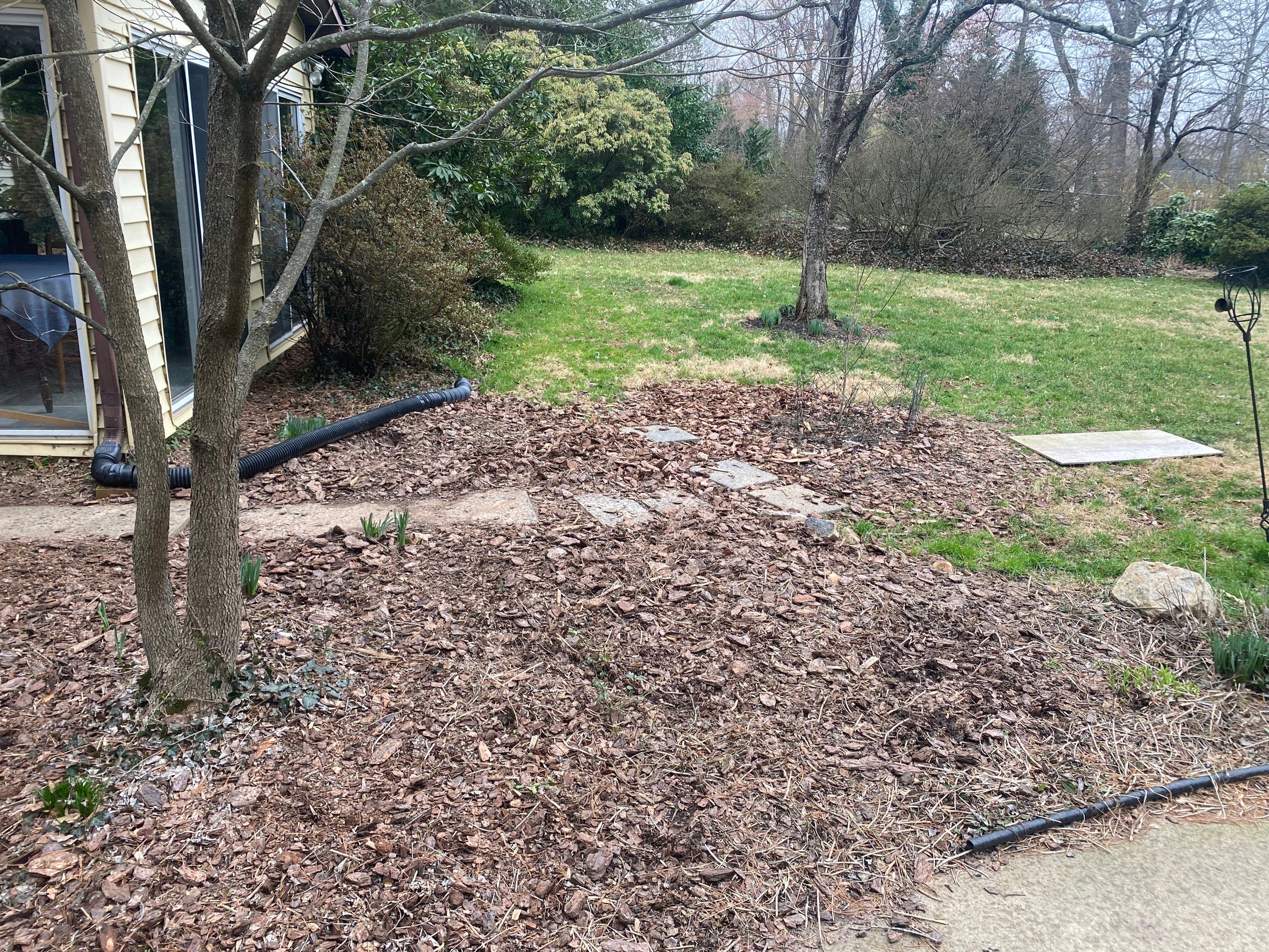 Landscape cleanup & drainage by The Smet Companies, LLC