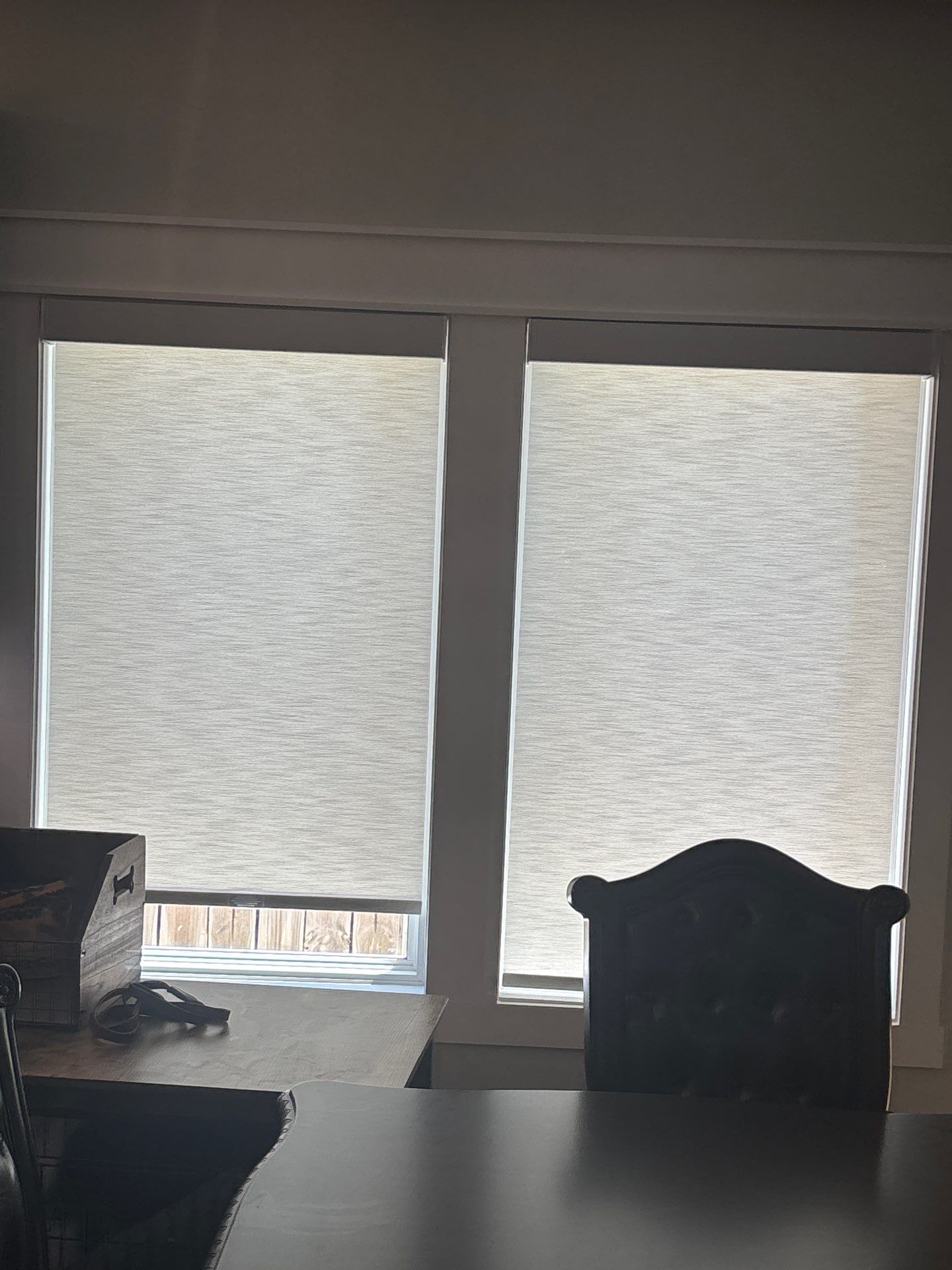 NWF Faux Wood Blinds and SWF Roller Shades by Budget Blinds of Greater Corpus Christi