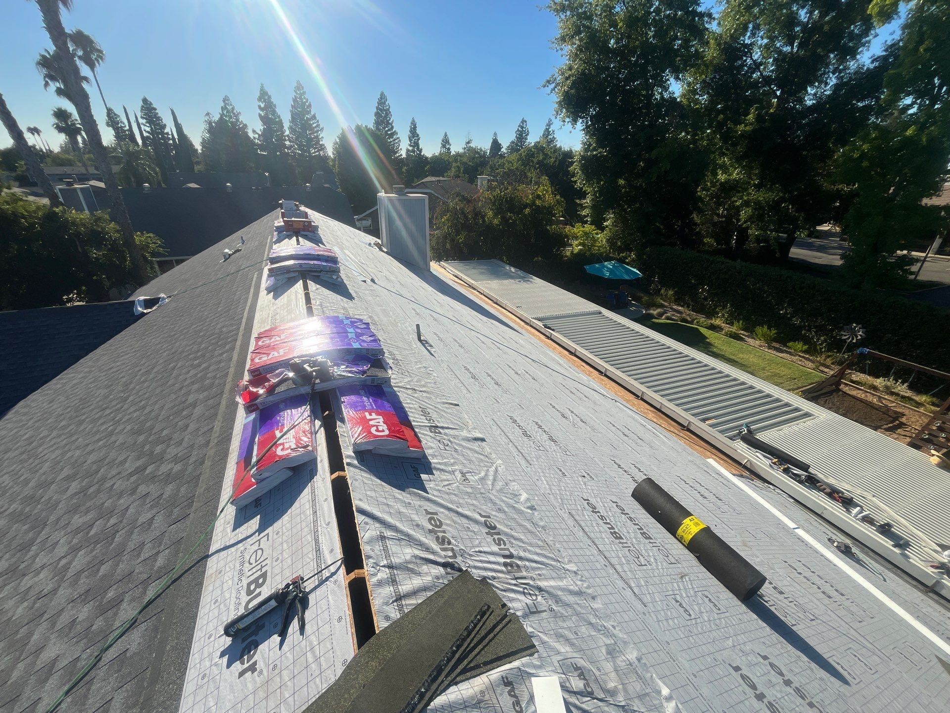 Residential Reroof using GAF HDZ RS by Nextop Roofing