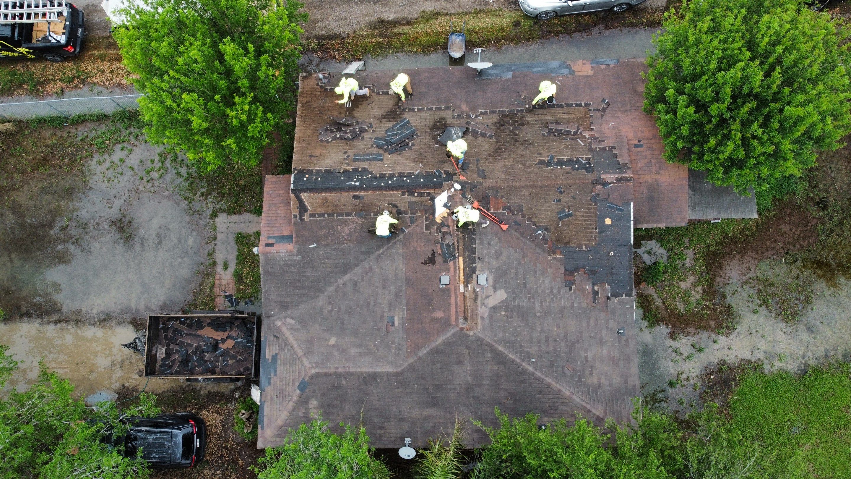 Project in Donna by Bison Roofing  