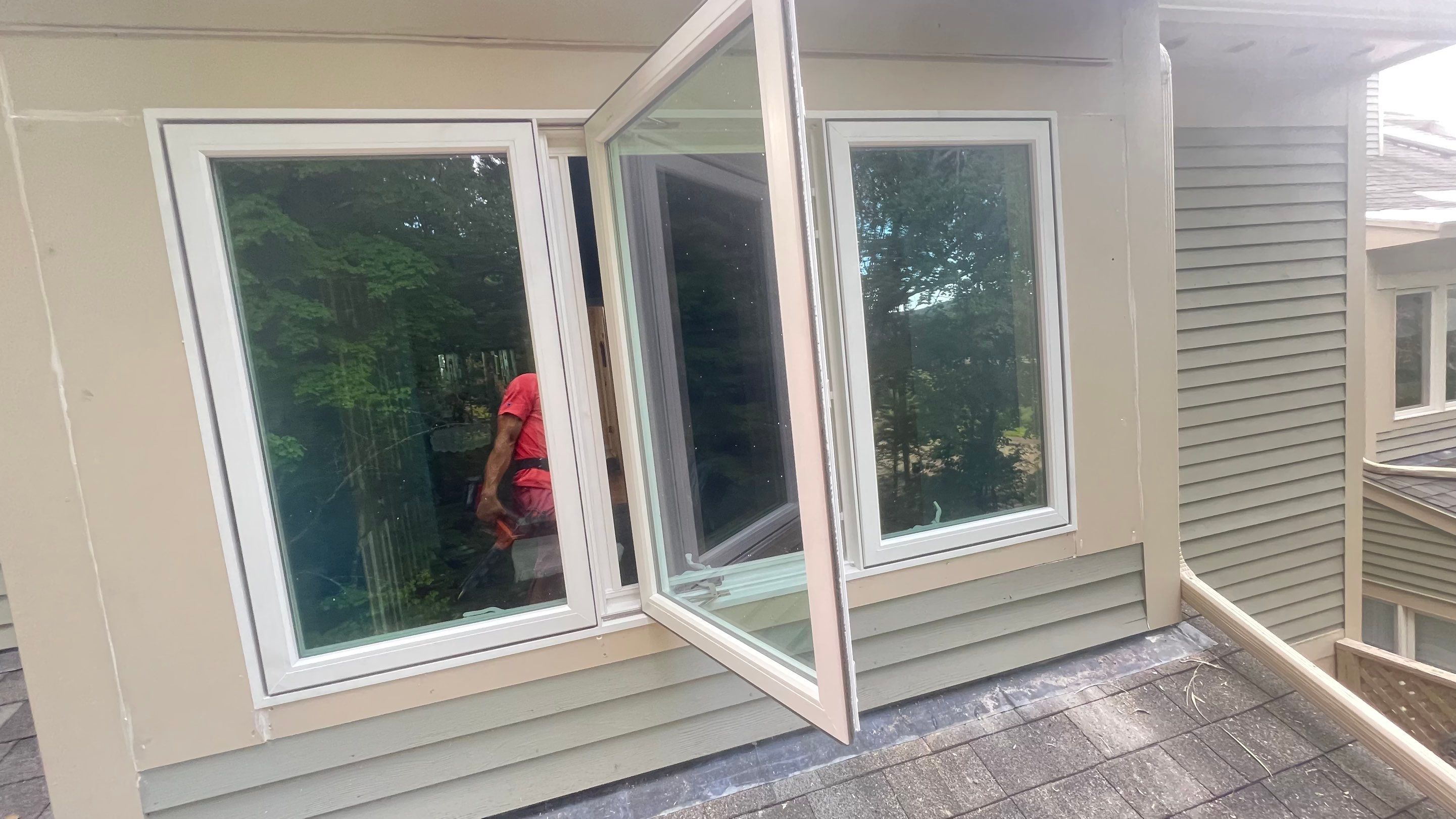 Window Installation using Classic New Construction Windows by Sensible Home Solutions