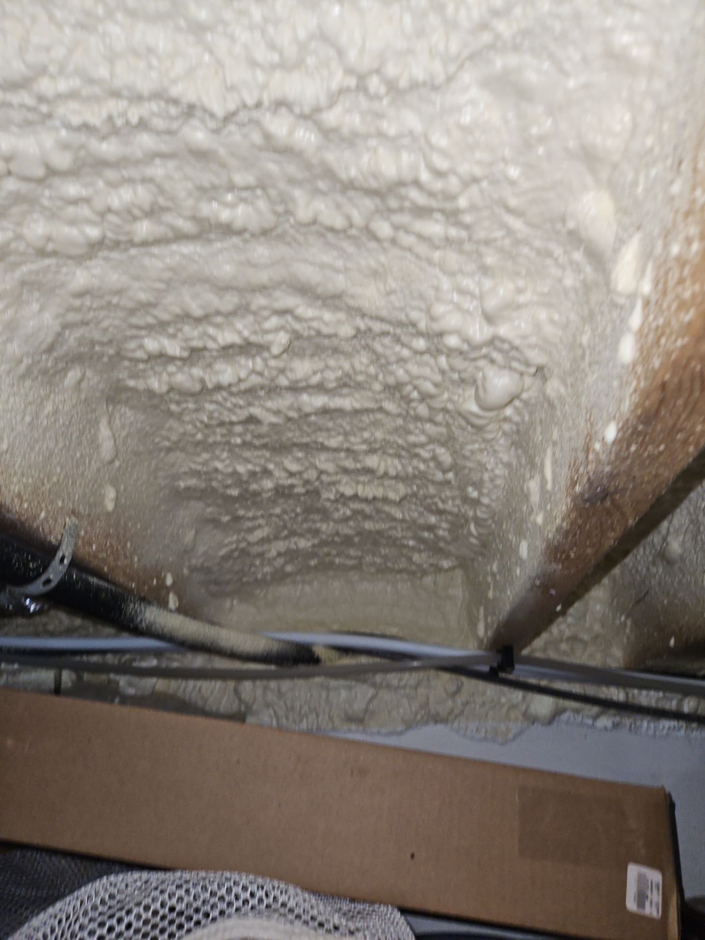 Attic Insulation using open cell spray foam by NYS Foam & Energy