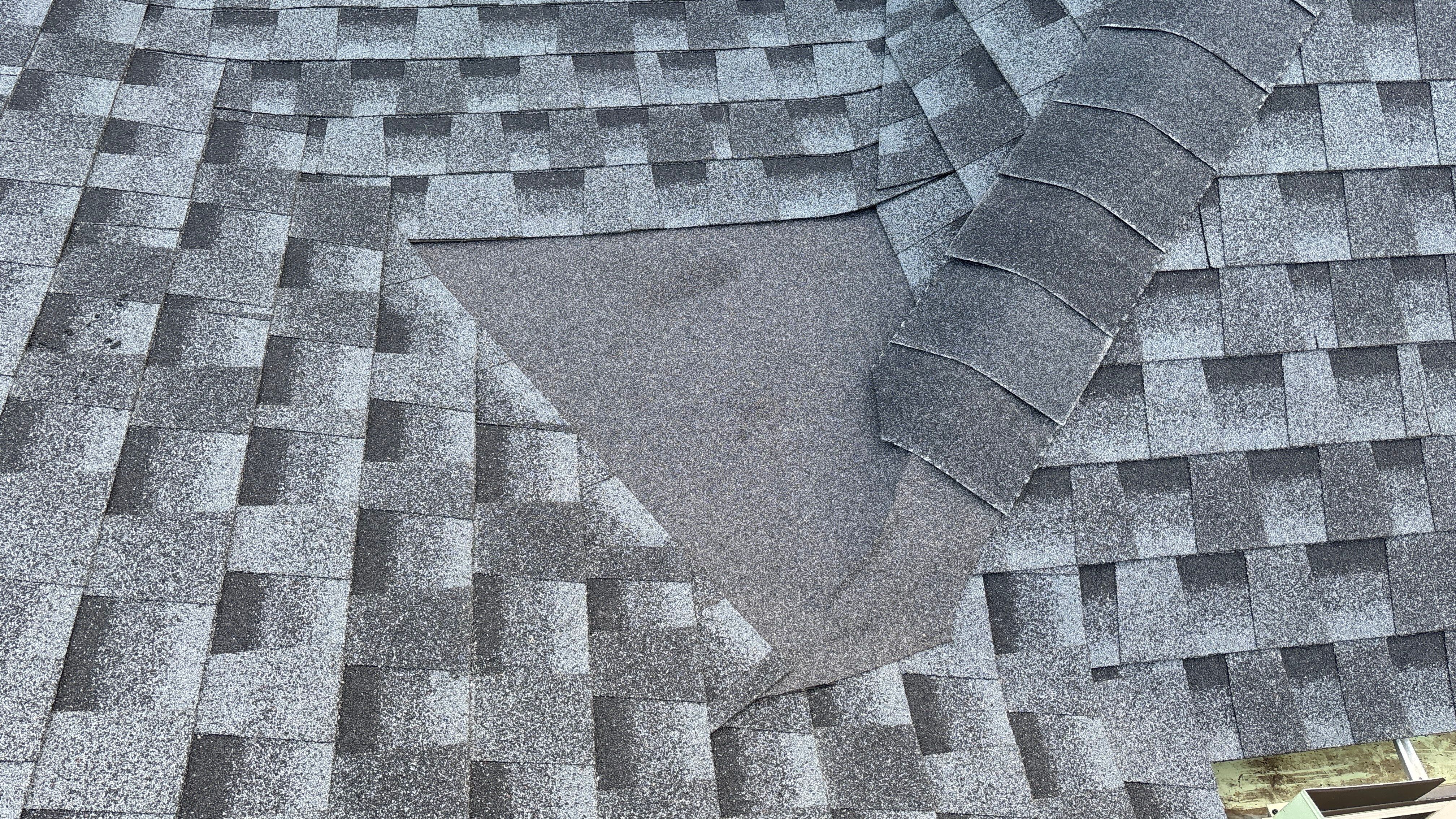 Wind damamge  by Deerfield Roofing LLC