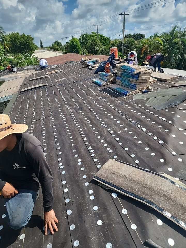 Shingle Roof Replacement and Decking Repair in Boynton Beach by Aastro Roofing