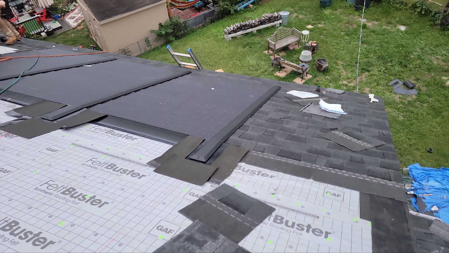 Roof and Solar Installation using GAF Timberline Solar HDZ by ExteriorPros