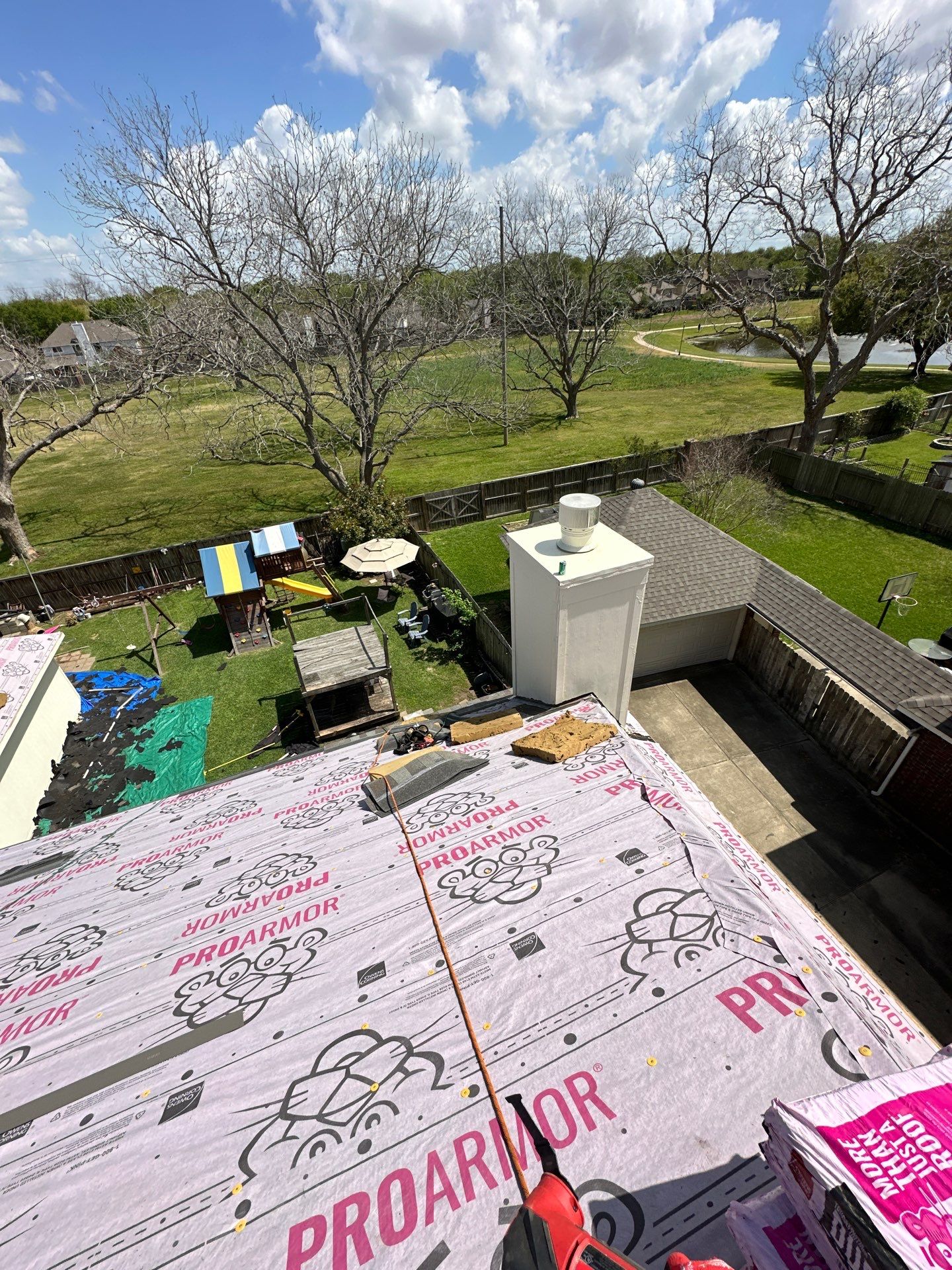 Project in Sugar Land by Motion Roofing