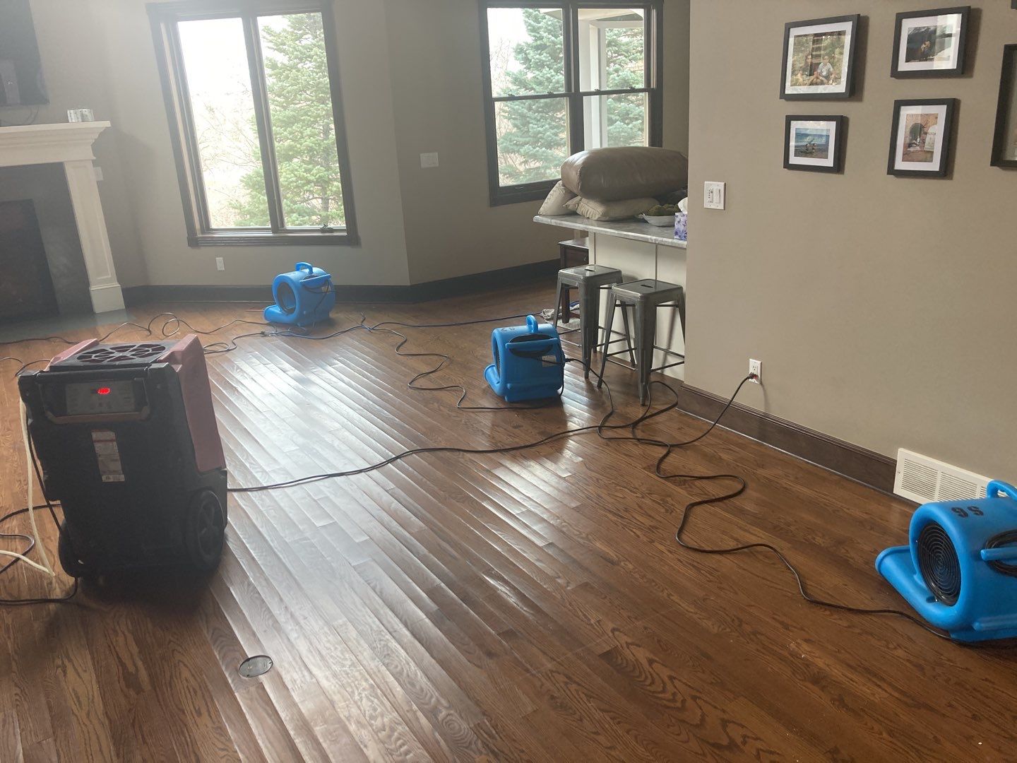Water Damage Throughout Main Floor, Basement, and Crawl Space by Accountable Home Services
