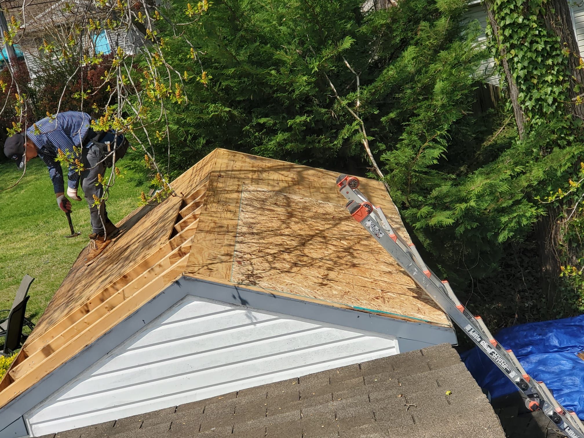 Roof Installation using GAF Timberline HDZ by ExteriorPros