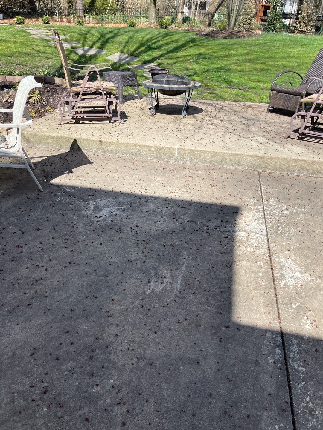 Large Patio + Garage Project in Pittsburgh by Floors in a Day, Inc