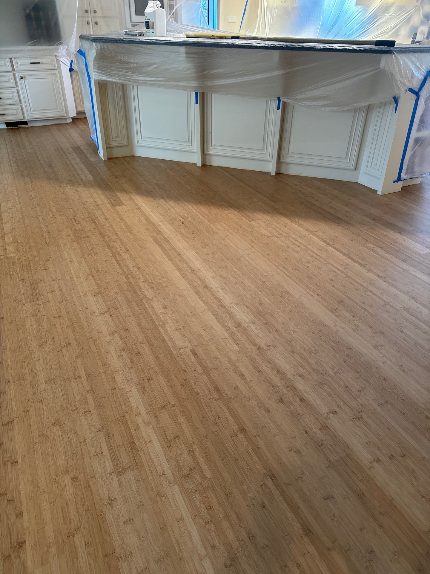 Bamboo Floor Refinish in Fair Oaks by Footprints Floors South Sacramento