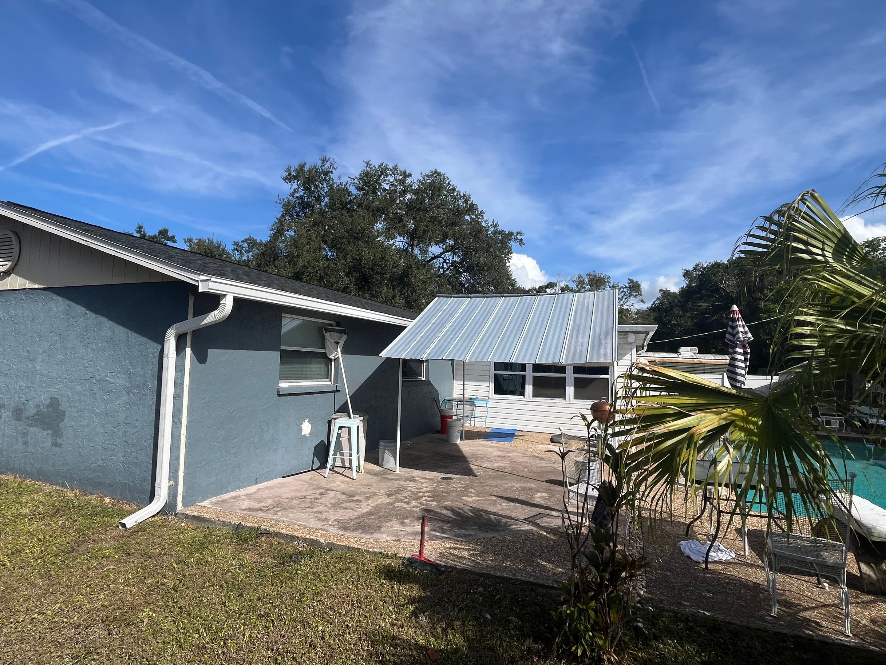 White 6-inch K-Style Gutters for Sarasota Homes by Gutter Professors