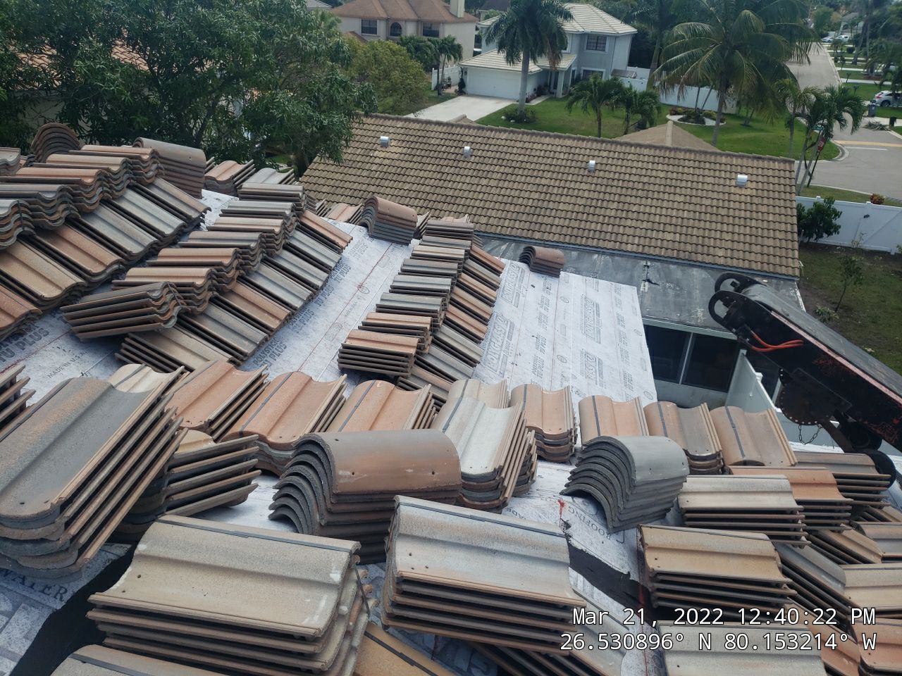 Residential Roofing Installation using Eagle Roofing Tile by BLUES BROTHERS ROOFING