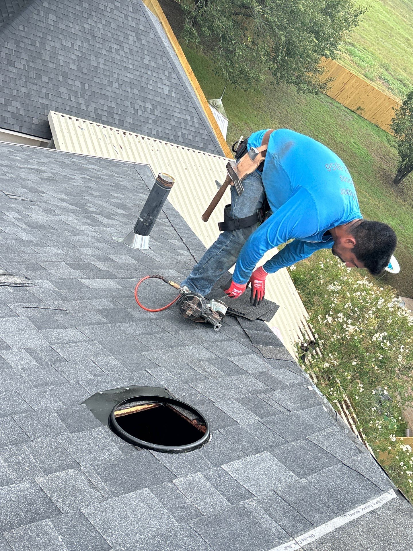 Residential Roofing Installation using Owen's Corning Duration (Lifetime) Shingles by Roof Repair Company
