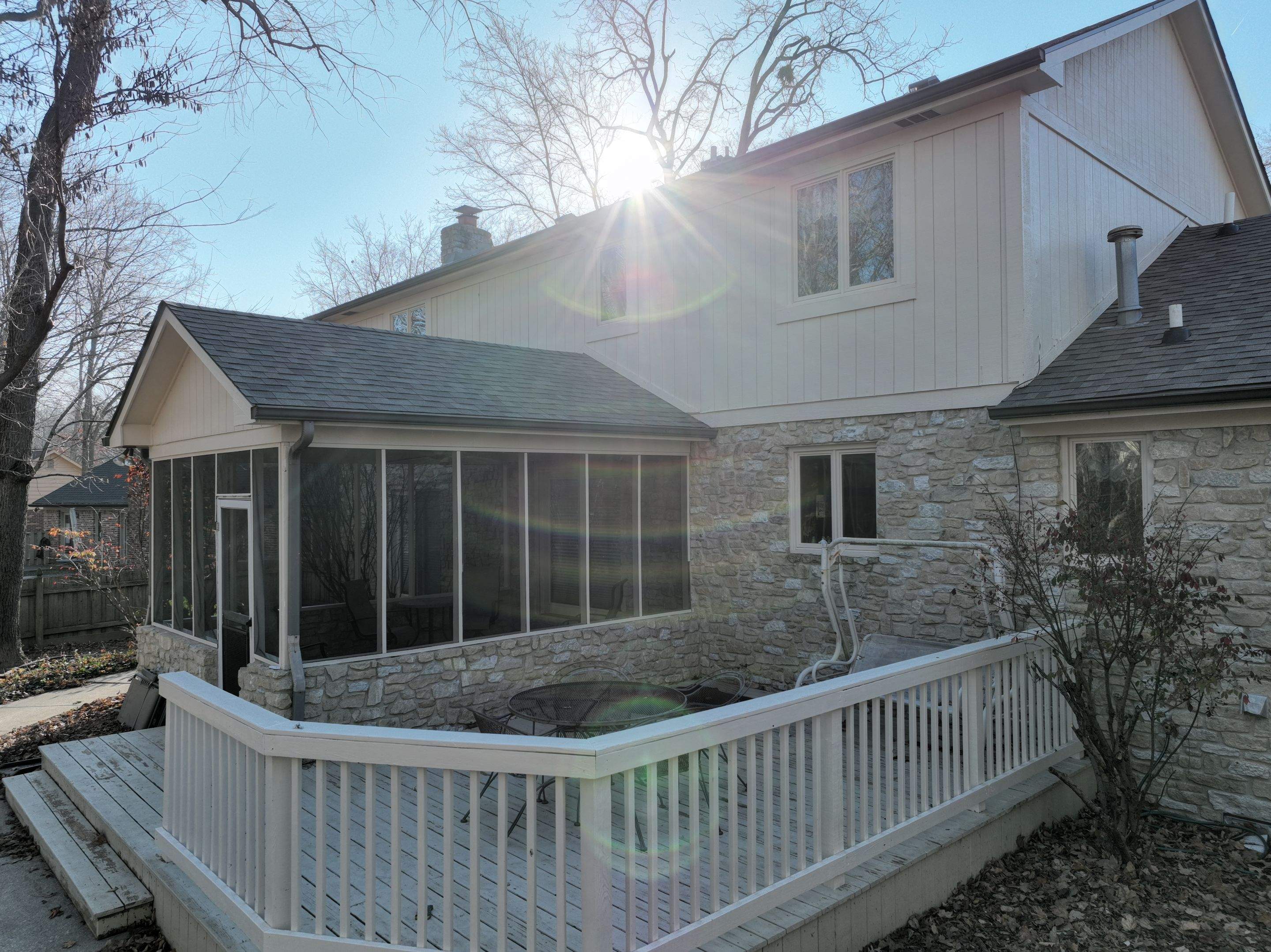 Seabreeze Roof Replacement, Exterior Siding and trim repairs and paint by 317 Roofing & Restorations