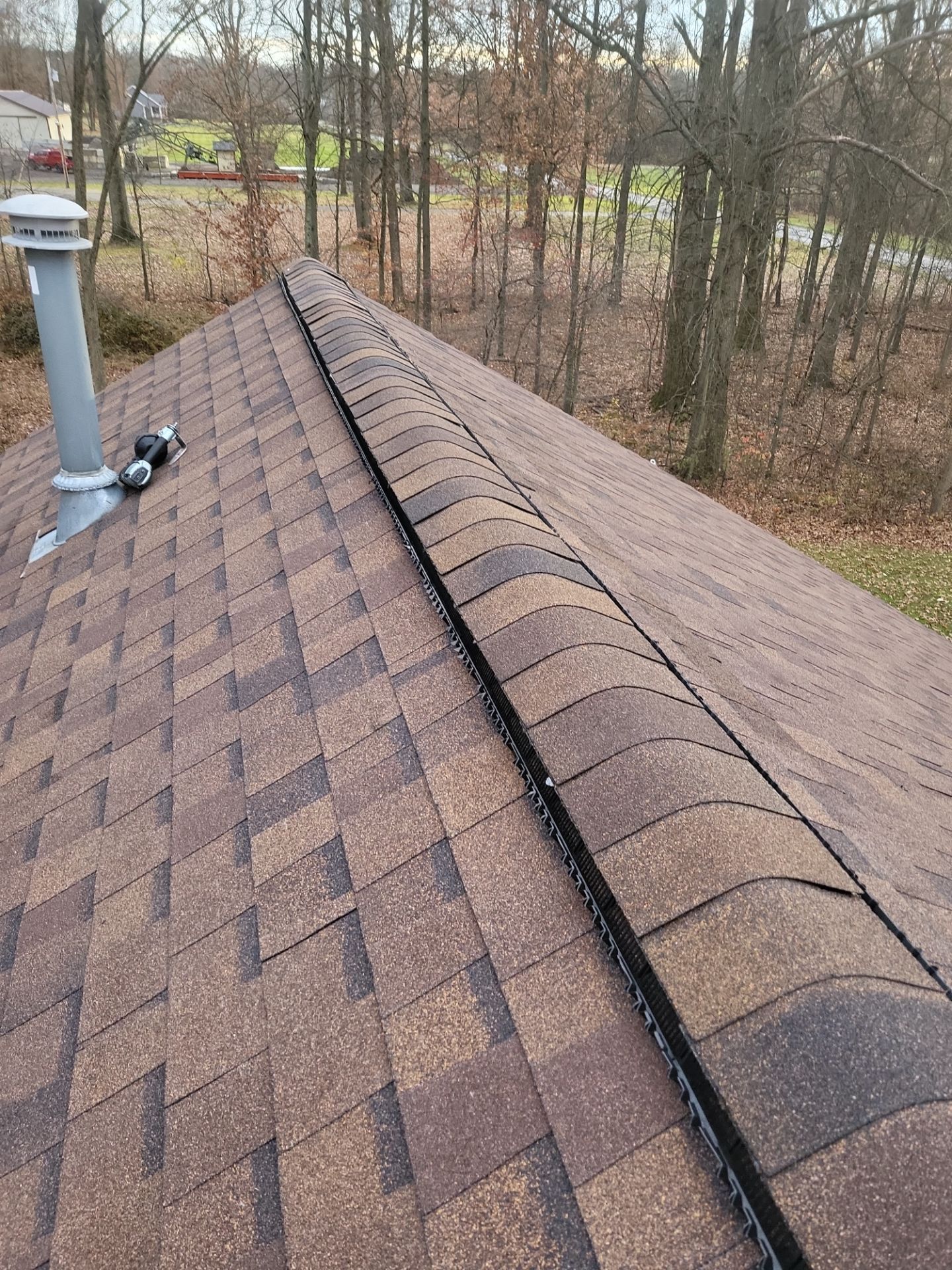 ATLAS PINNACLE COLOR: BURNT HICKORY DRIP EDGE: ROYAL BROWN by Eagle Eye Roofing