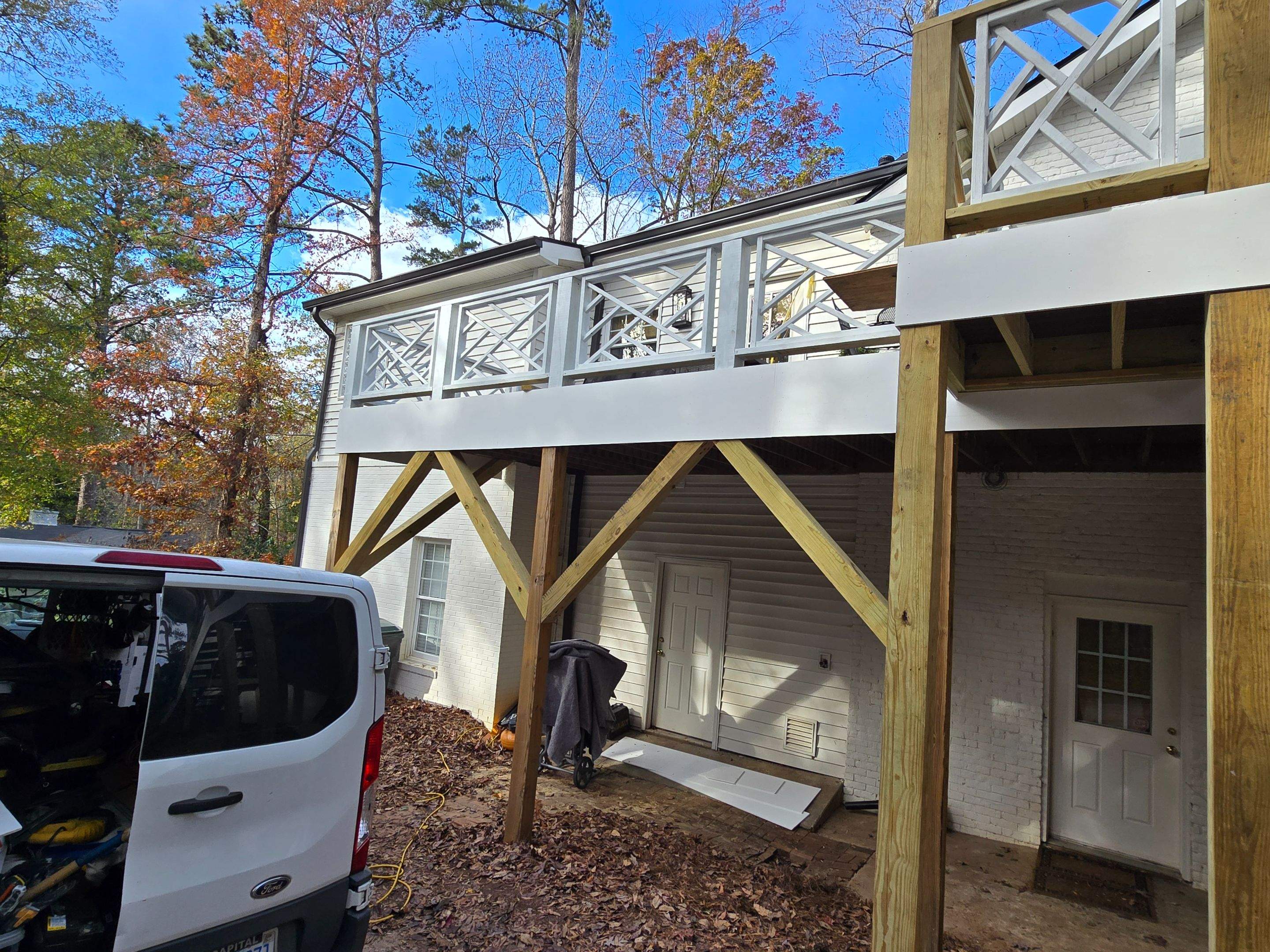 Custom Railings, Deck Support Installation, and Professional Deck Painting by Billy Weatherspoon Contractor