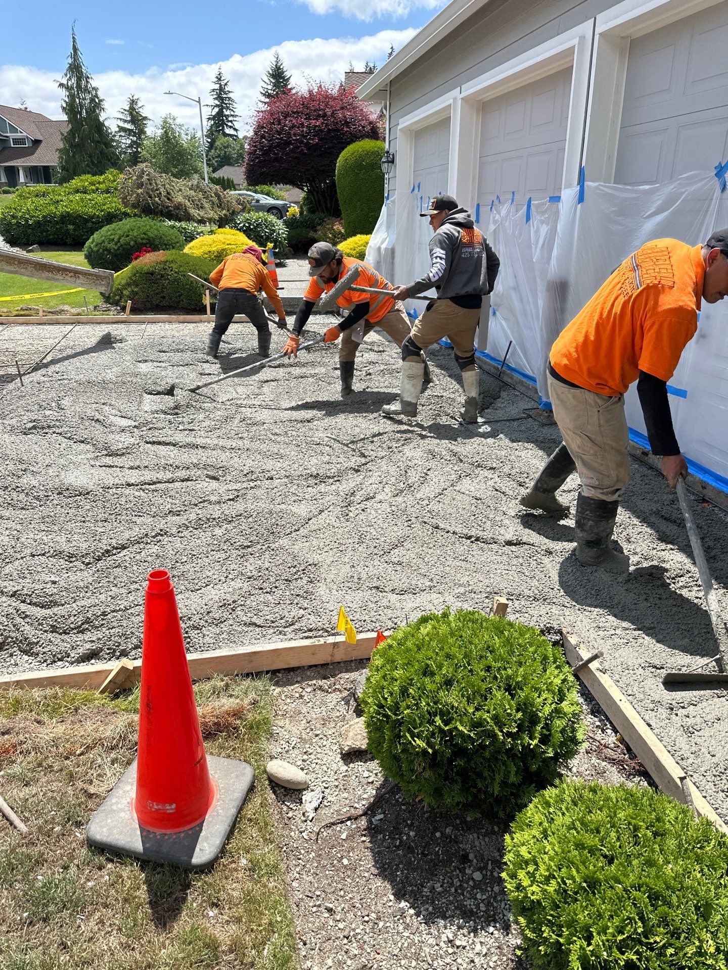 Concrete Driveway Renovation | Snohomish  by Jireh Asphalt & Concrete Inc 