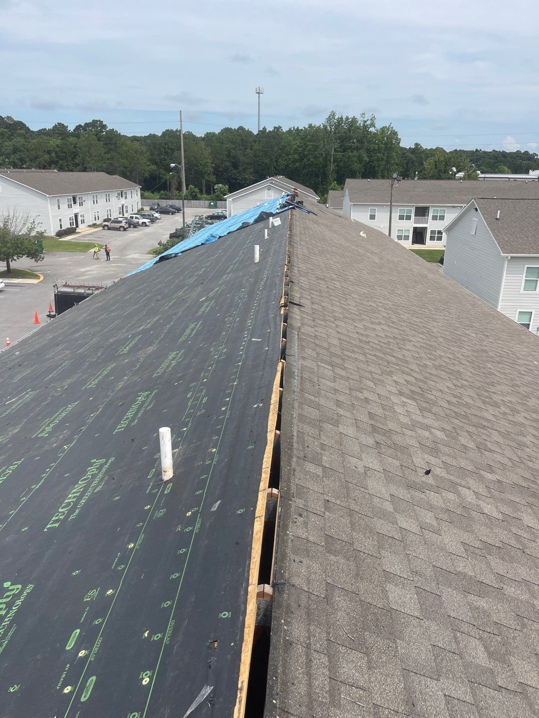 Residential Roofing Installation using Roof Replacement by American Roofing & Construction LLC