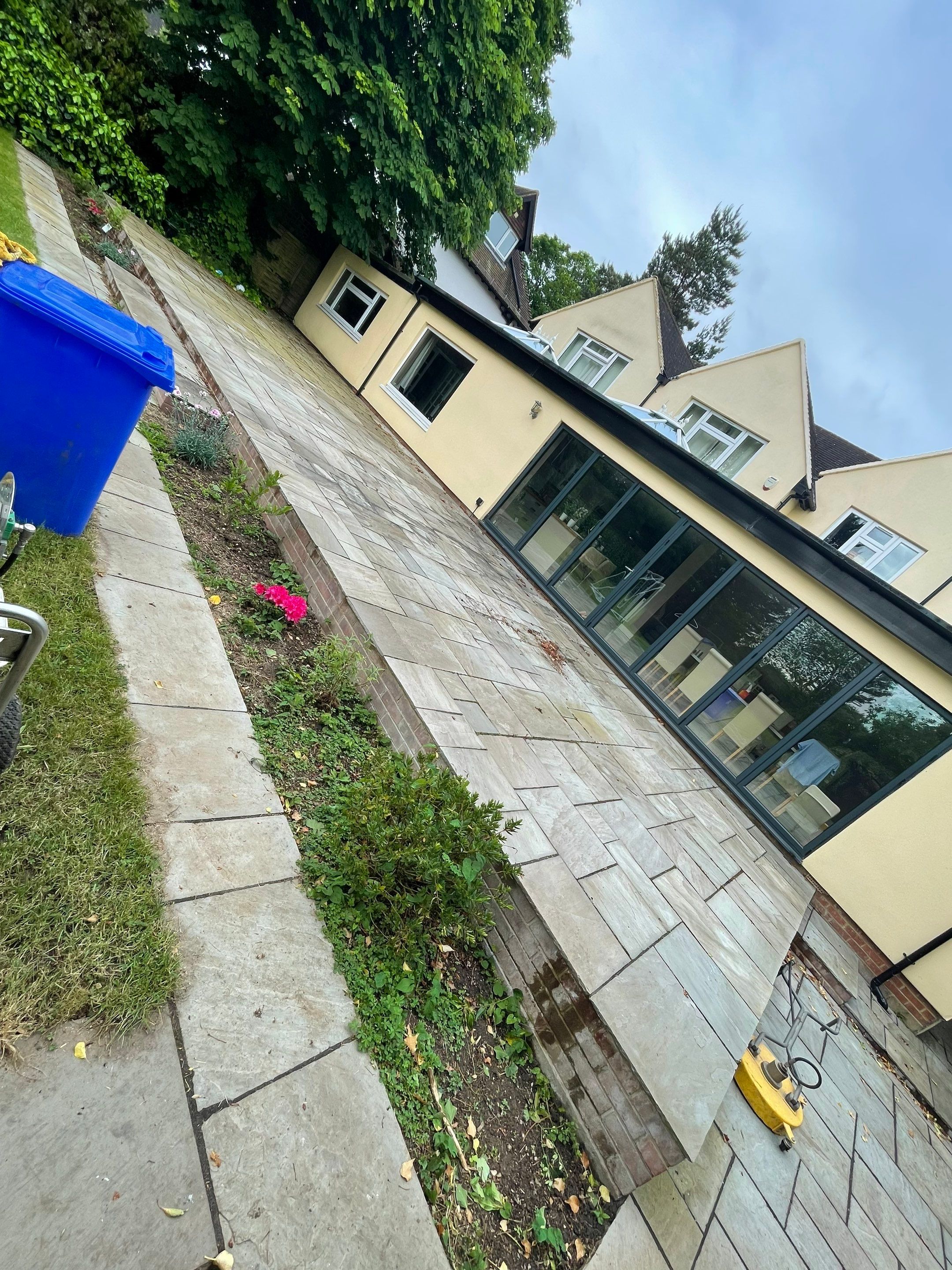 Patio Clean using honda 21 ltr/min by Ges Exterior Cleaning ltd