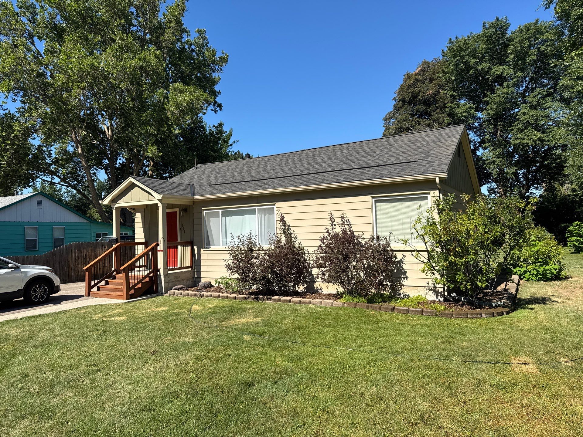 Residential Roof Replacement With Gray Architectural Shingles in Boise by Olive Roofing