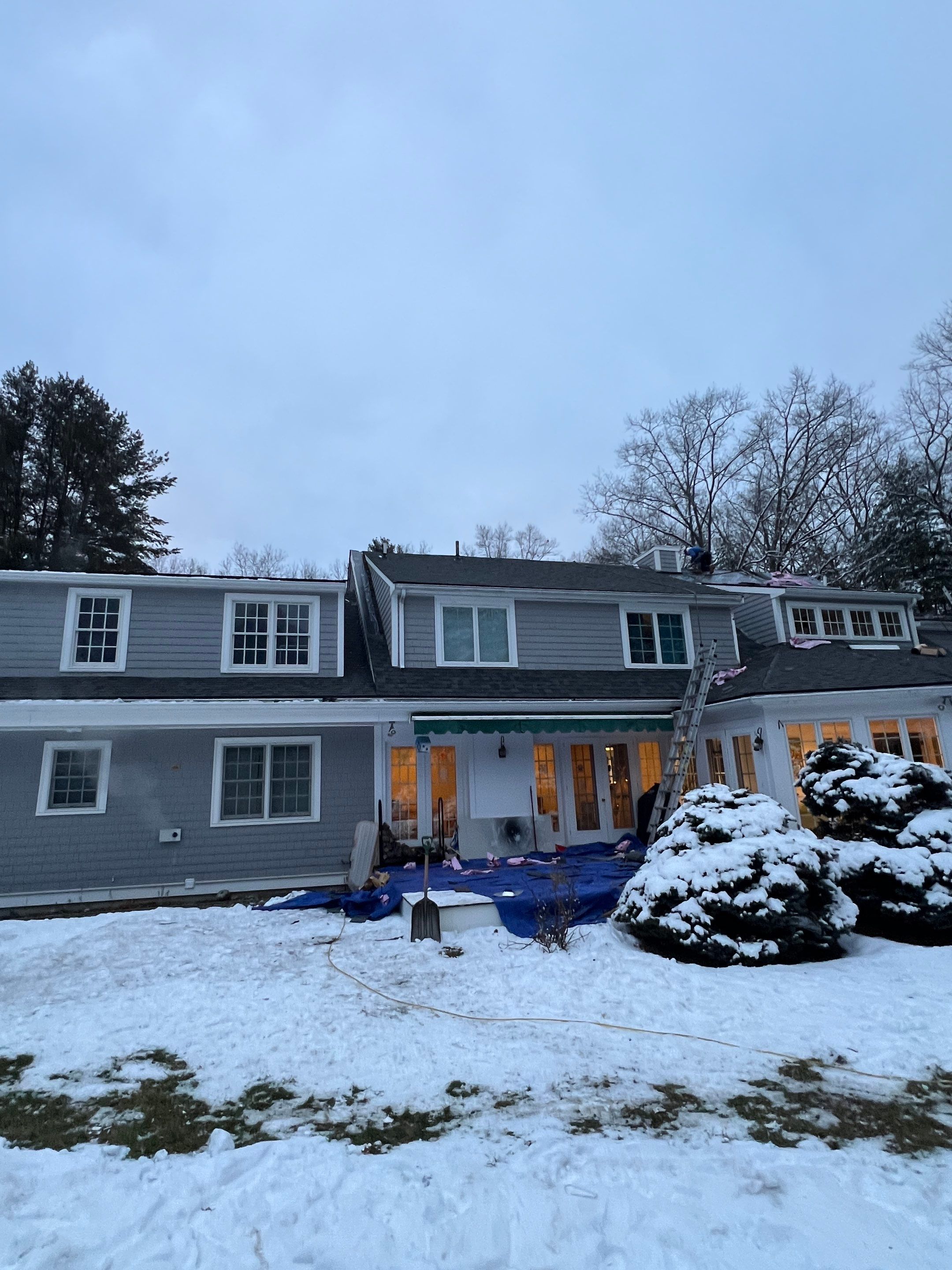 Carlisle Roofing Installation using Owens Corning Shingles and Copper by Mighty Dog Roofing of Greater Middlesex County