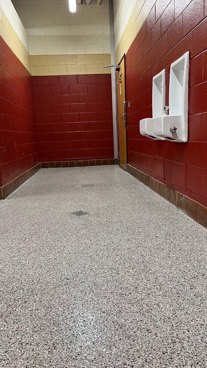 Commercial Floor Coating using Coyote by My Garage Floor Guys