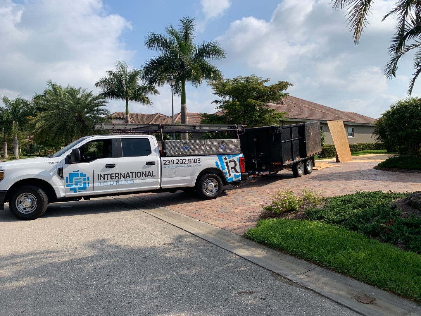 Residential Roofing Installation using Composite Spanish Tile by International Roofing