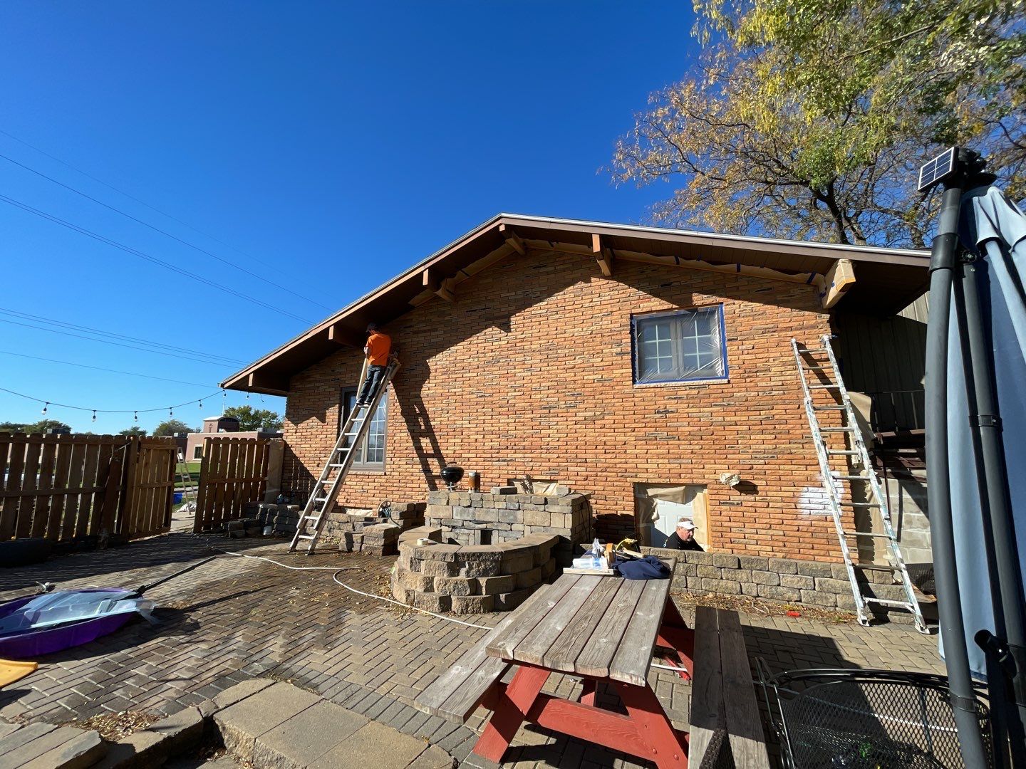 Exterior Painting using Sherwin Williams paint by Lightning Exteriors
