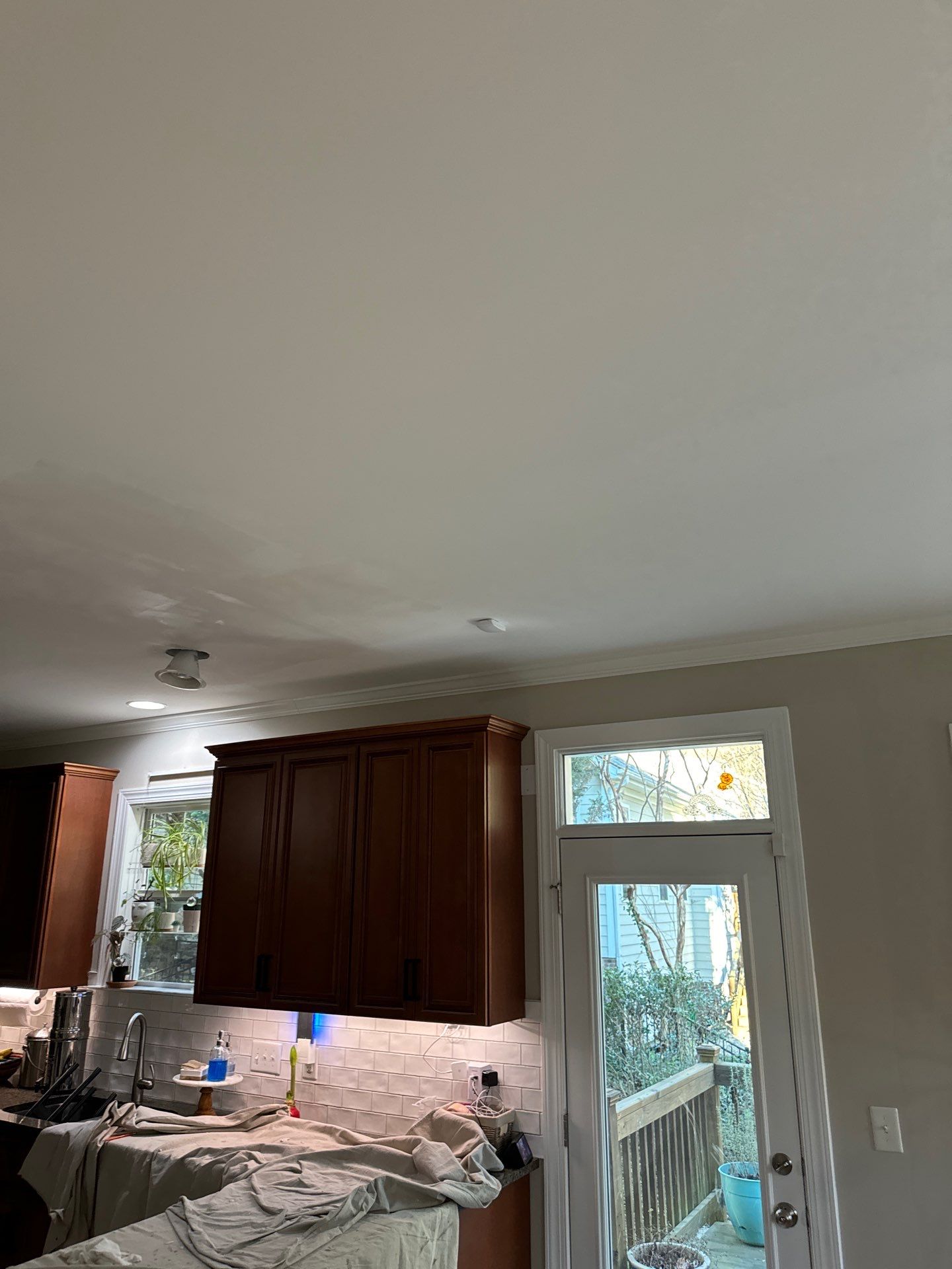 Drywall damage repair and repaint by GonzalezPainters & Contractors Inc 