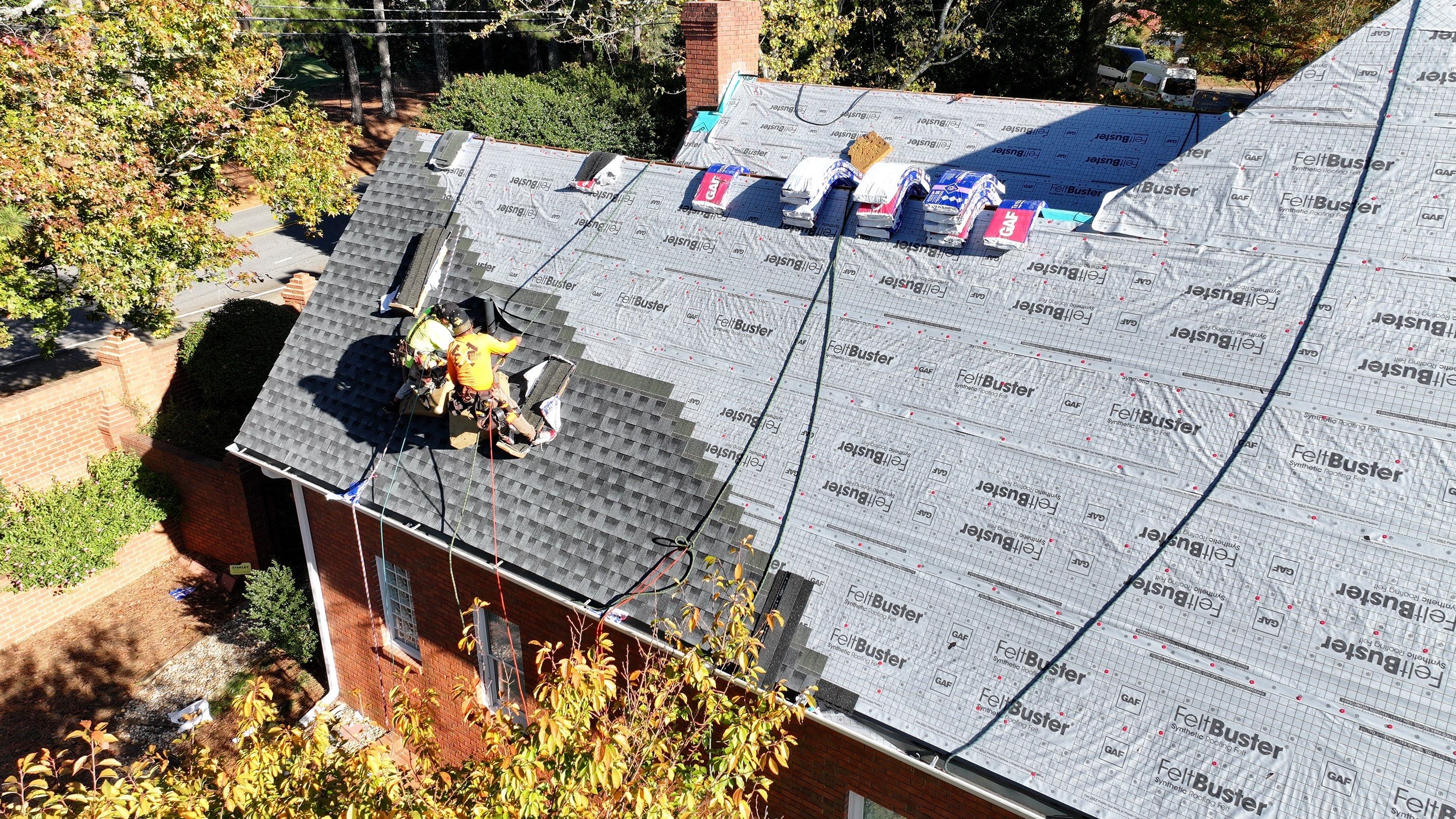GAF Timberline HDZ in Charcoal by Element Pros Roofing, LLC