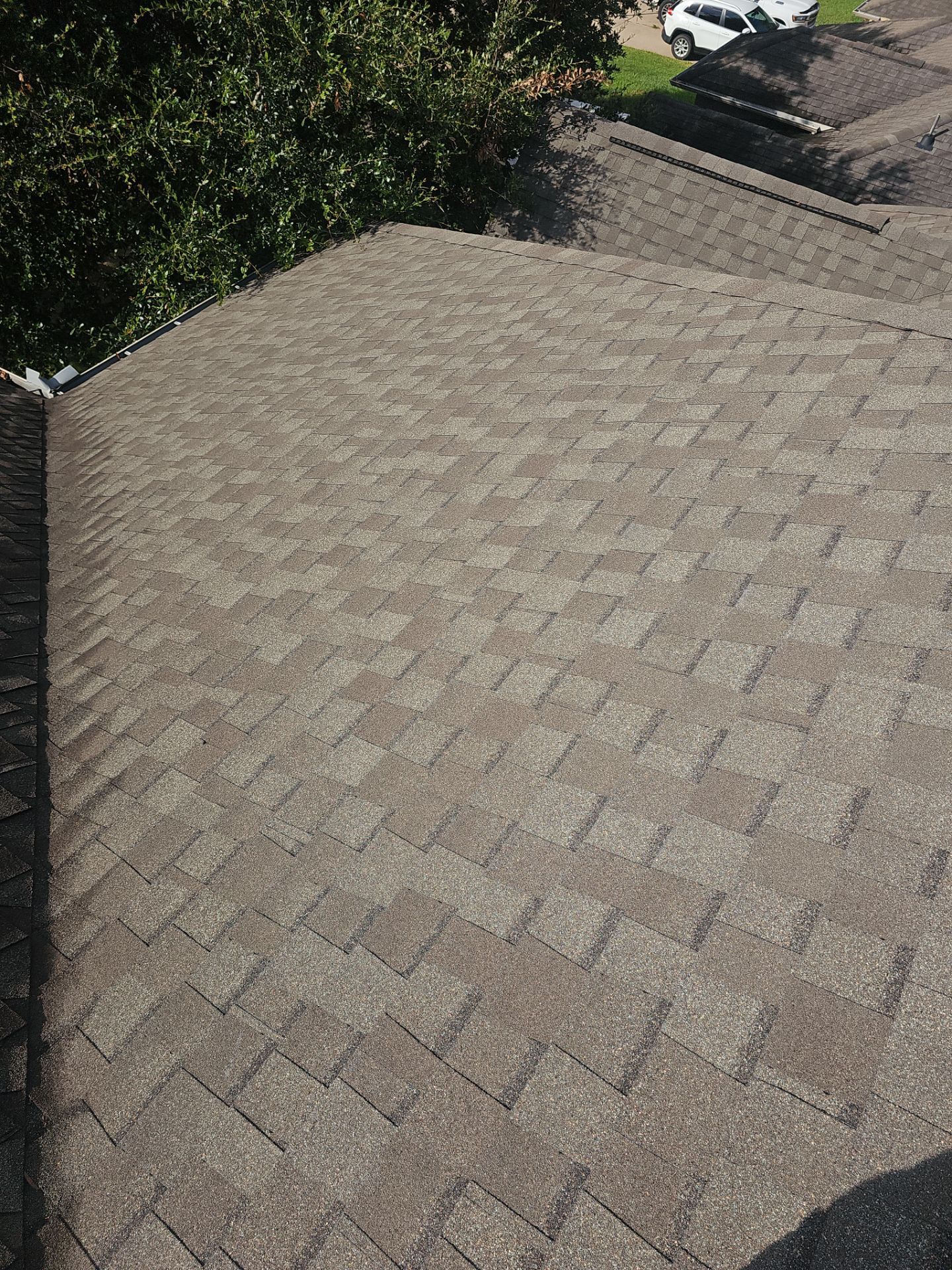 Hail Damage using Owen's Corning Duration (Lifetime) Shingles by Roof Repair Company