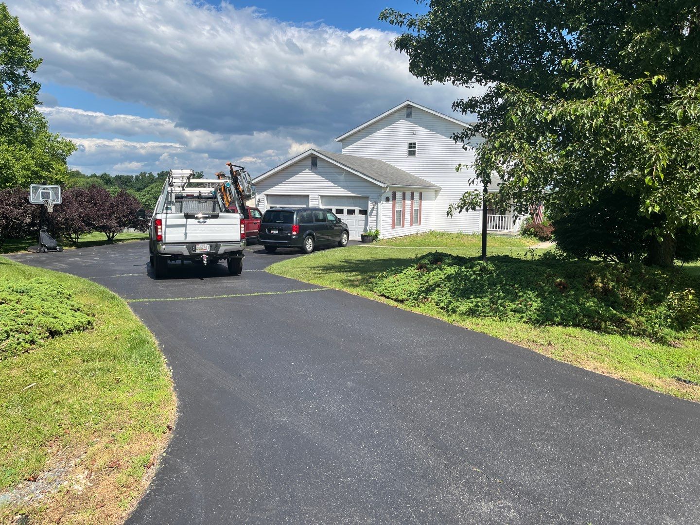 Residential Roofing Installation using Atlas Pinnacle Pristine Coastal Granite Architectural Shingles by Frederick Roof Repair