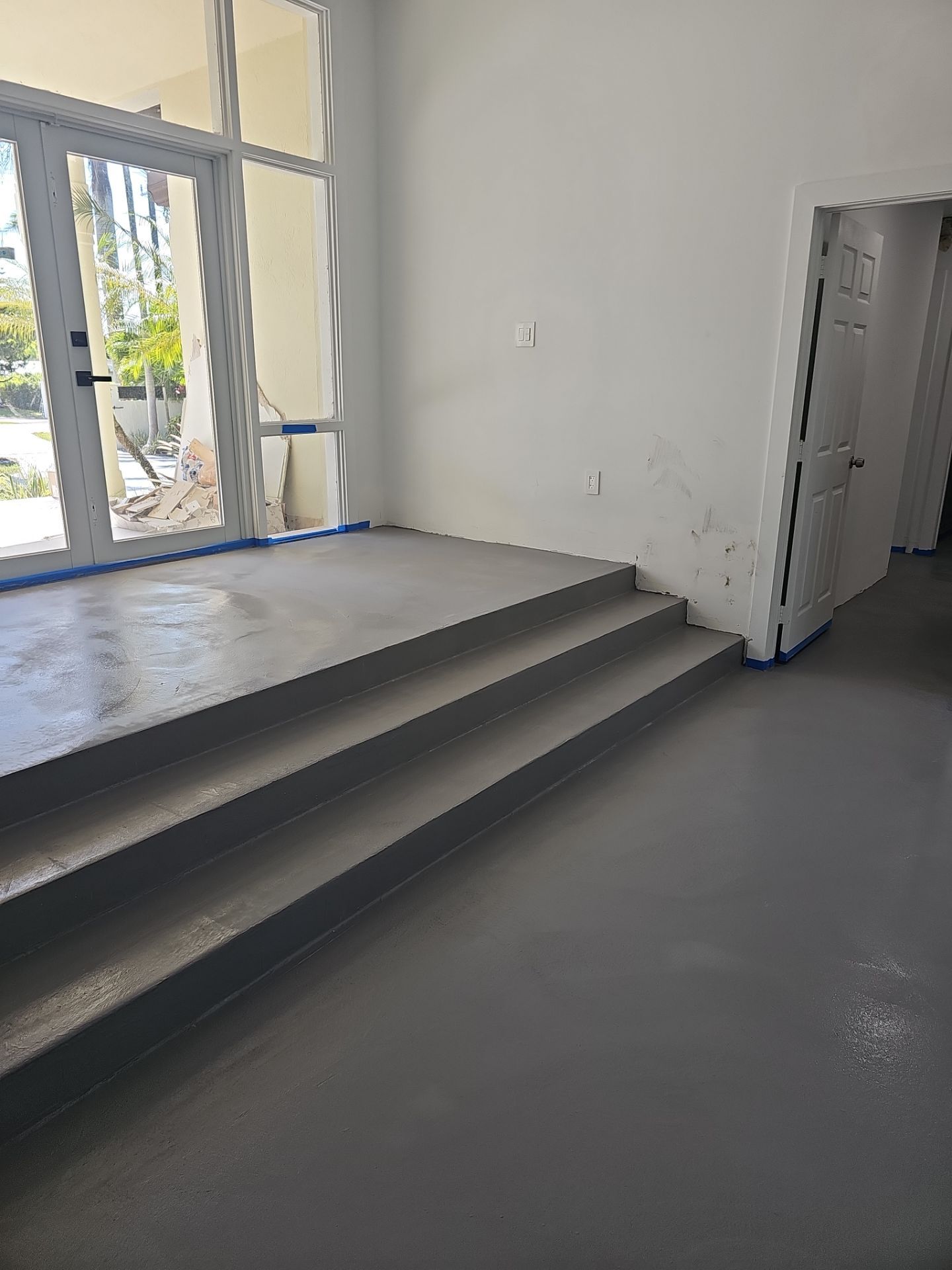 Home Floor Resurfacing w/Microtopping by Seamless Surfaces