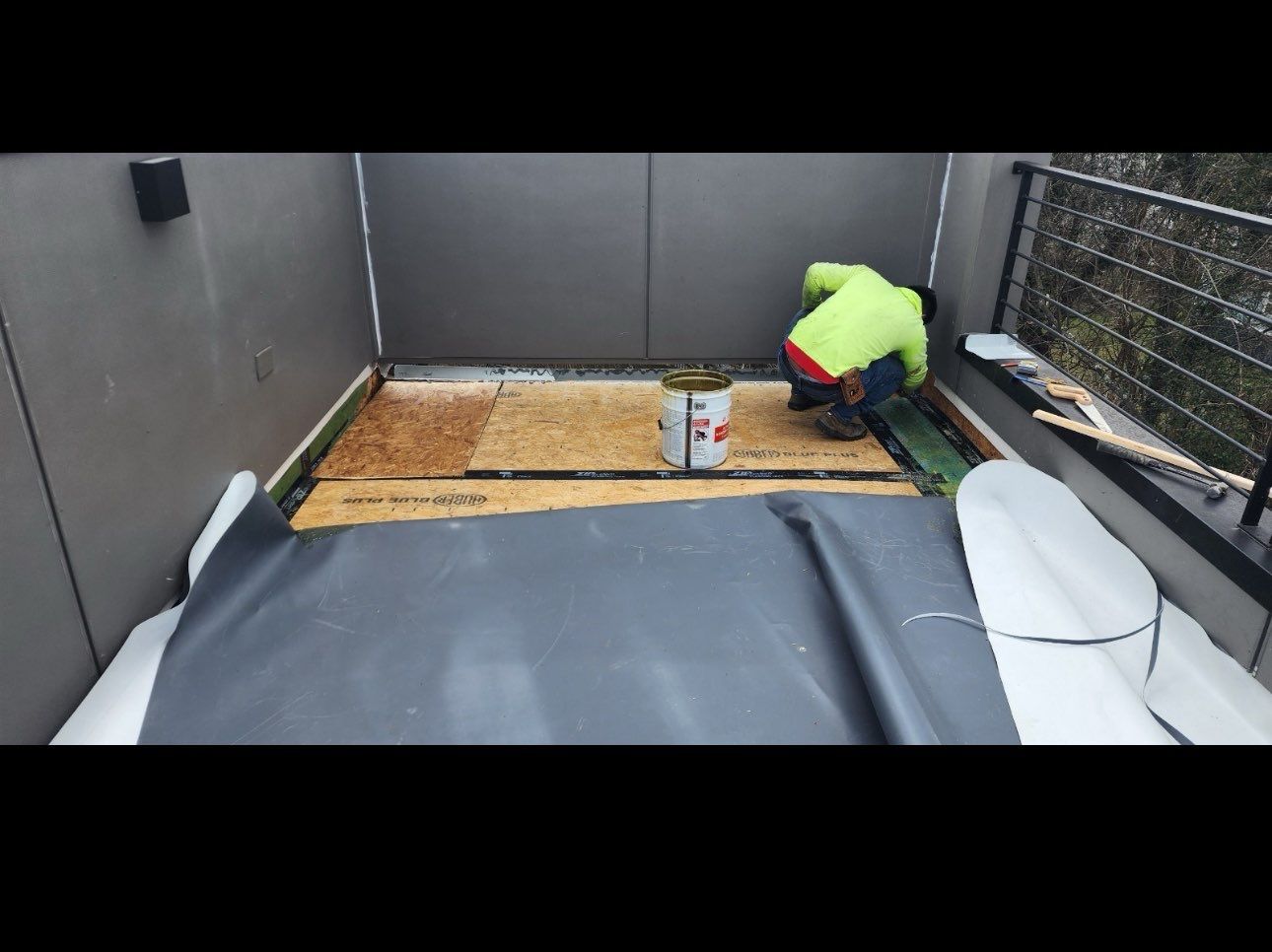 Commercial Roofing Installation using firestone TPO by Nailed It Roofing & Remodeling LLC