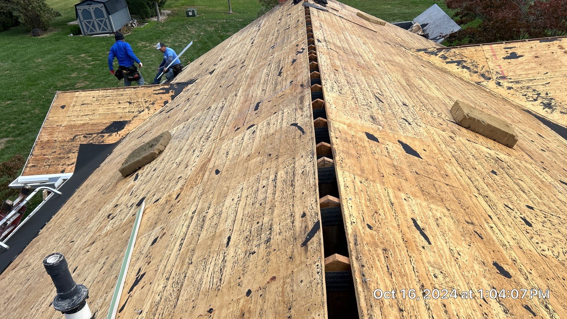 Residential Roofing Installation using Timberline UHDZ Shingles - Pewter Gray by RoofX 