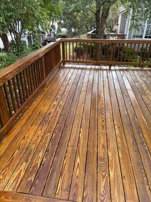Wood Deck using Wood Sealant