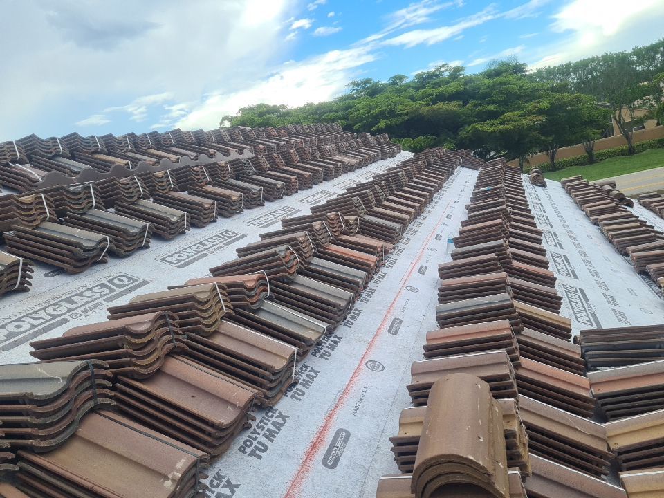 Residential Roofing Installation using Eagle Roofing Tile by BLUES BROTHERS ROOFING